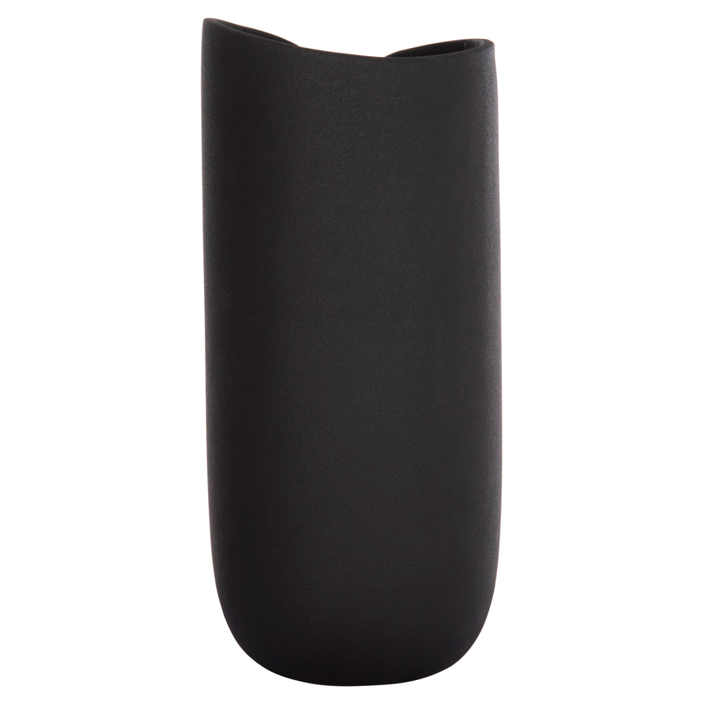ΕΠΙΤΡΑΠΕΖΙΟ ΚΕΡΑΜΙΚΟ ΔΙΑΚΟΣΜΗΤΙΚΟ GLAZE HM4606.02 ΜΑΥΡΟ ΜΑΤ 17x16,5x37Υεκ