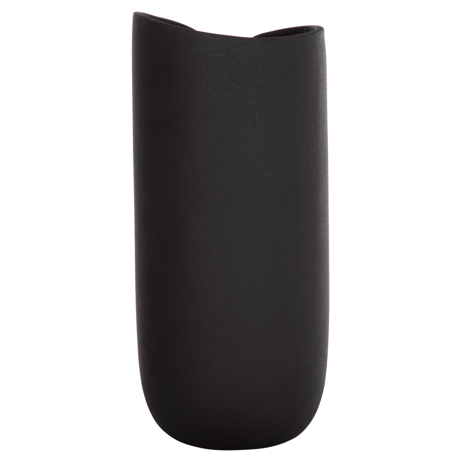ΕΠΙΤΡΑΠΕΖΙΟ ΚΕΡΑΜΙΚΟ ΔΙΑΚΟΣΜΗΤΙΚΟ GLAZE HM4606.02 ΜΑΥΡΟ ΜΑΤ 17x16,5x37Υεκ