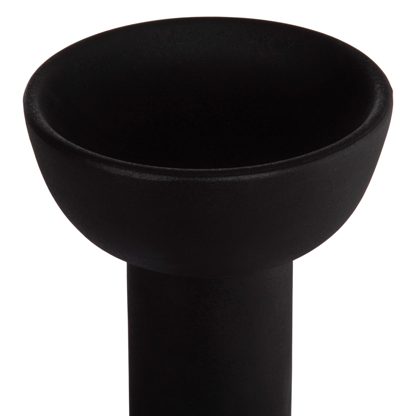 ΕΠΙΤΡΑΠΕΖΙΟ ΚΕΡΑΜΙΚΟ ΔΙΑΚΟΣΜΗΤΙΚΟ ELENDIL HM4602.02 ΜΑΥΡΟ ΜΑΤ Φ23x32Υ εκ
