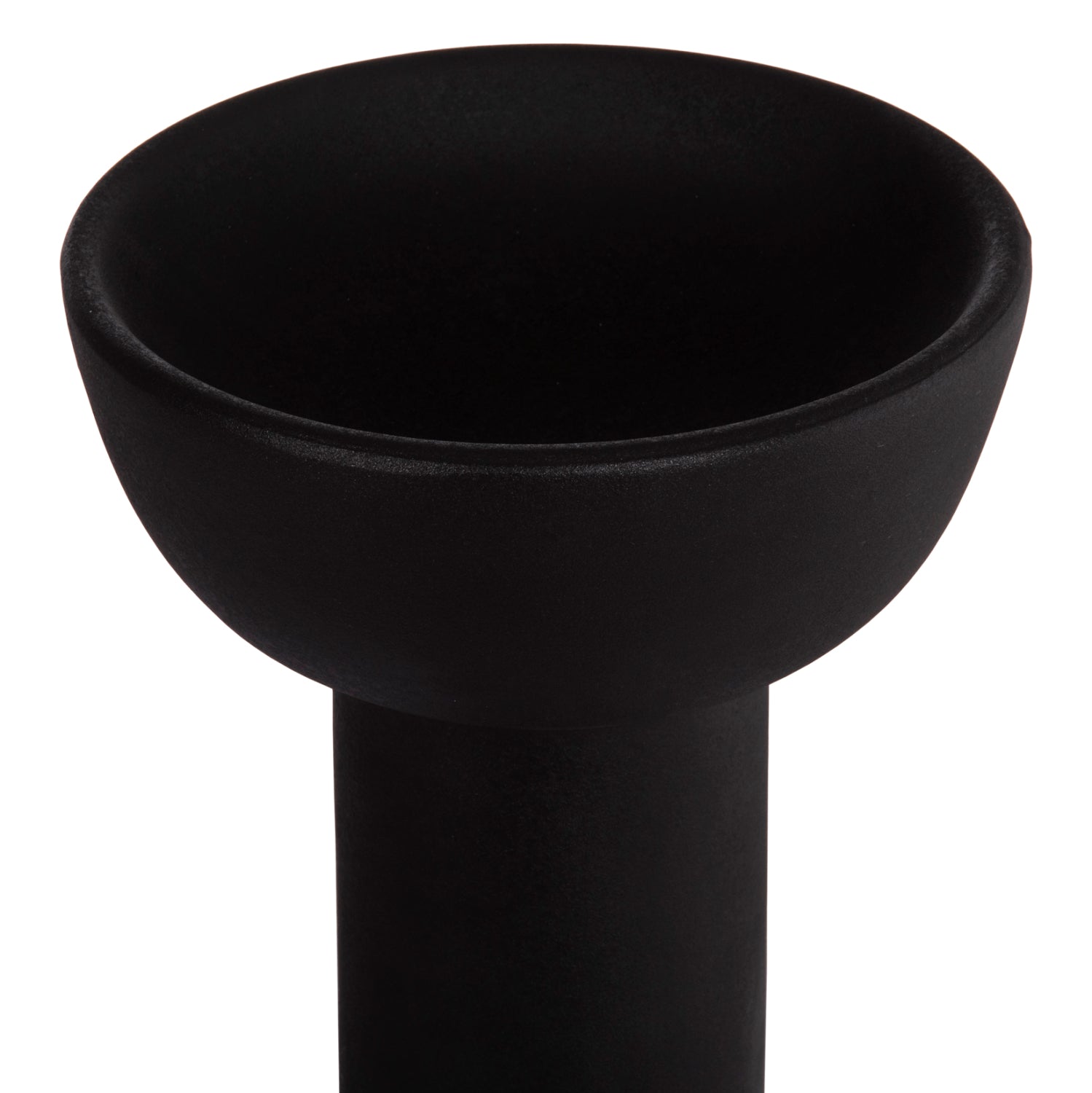 ΕΠΙΤΡΑΠΕΖΙΟ ΚΕΡΑΜΙΚΟ ΔΙΑΚΟΣΜΗΤΙΚΟ ELENDIL HM4602.02 ΜΑΥΡΟ ΜΑΤ Φ23x32Υ εκ