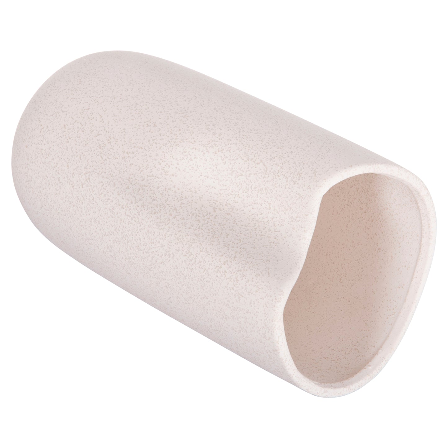 ΕΠΙΤΡΑΠΕΖΙΟ ΚΕΡΑΜΙΚΟ ΔΙΑΚΟΣΜΗΤΙΚΟ GLAZE HM4607.01 ΥΠΟΛΕΥΚΟ ΚΡΥΣΤΑΛΛΙΚΟ 15x15x30Υεκ