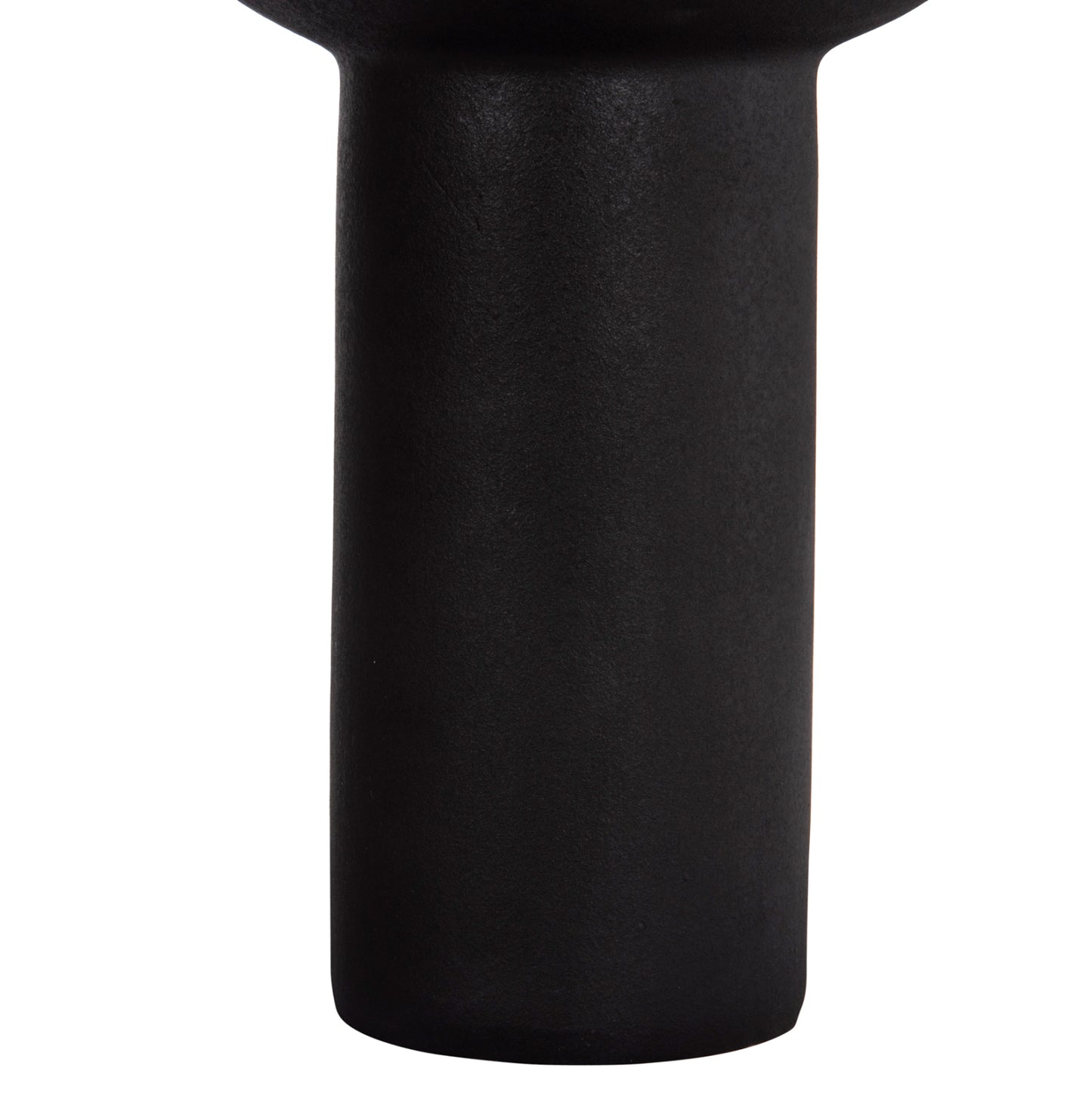 ΕΠΙΤΡΑΠΕΖΙΟ ΚΕΡΑΜΙΚΟ ΔΙΑΚΟΣΜΗΤΙΚΟ ELENDIL HM4602.02 ΜΑΥΡΟ ΜΑΤ Φ23x32Υ εκ