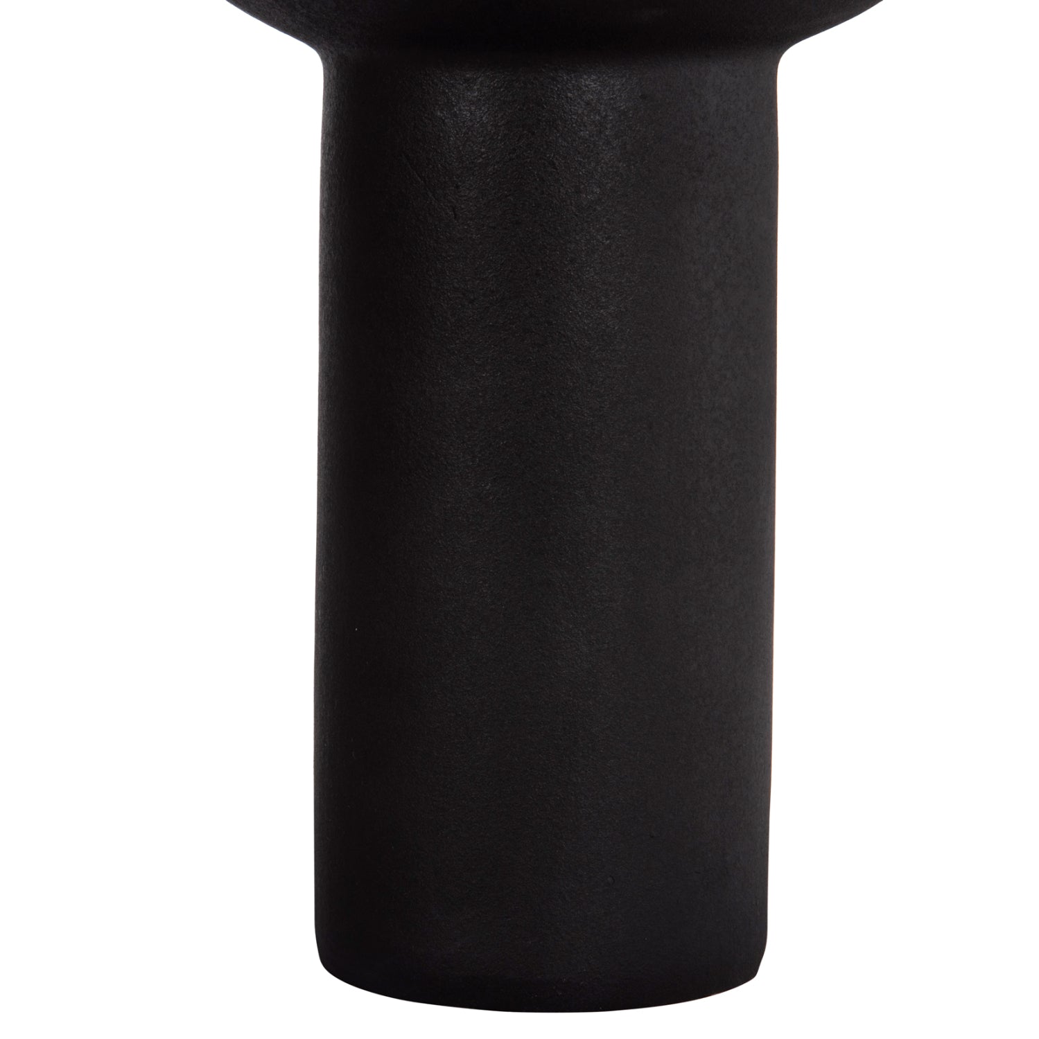 ΕΠΙΤΡΑΠΕΖΙΟ ΚΕΡΑΜΙΚΟ ΔΙΑΚΟΣΜΗΤΙΚΟ ELENDIL HM4602.02 ΜΑΥΡΟ ΜΑΤ Φ23x32Υ εκ