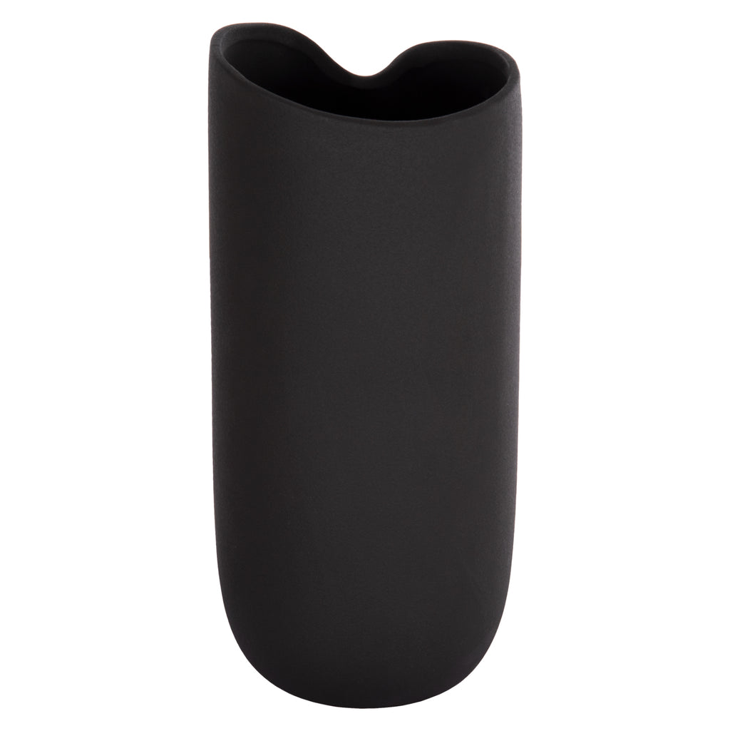 ΕΠΙΤΡΑΠΕΖΙΟ ΚΕΡΑΜΙΚΟ ΔΙΑΚΟΣΜΗΤΙΚΟ GLAZE HM4606.02 ΜΑΥΡΟ ΜΑΤ 17x16,5x37Υεκ