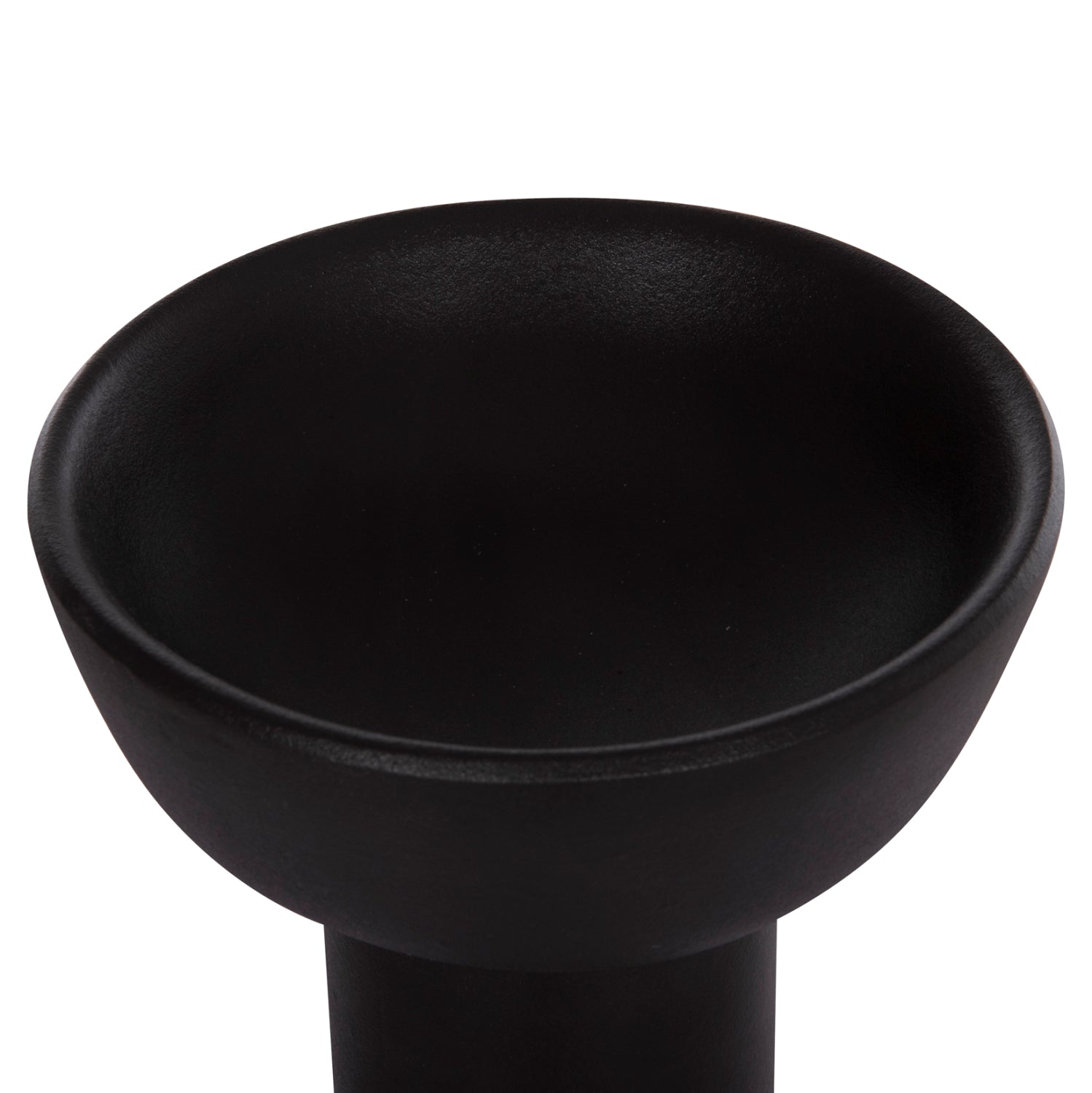 ΕΠΙΤΡΑΠΕΖΙΟ ΚΕΡΑΜΙΚΟ ΔΙΑΚΟΣΜΗΤΙΚΟ ELENDIL HM4603.02 ΜΑΥΡΟ ΜΑΤ Φ20x26.5Υεκ