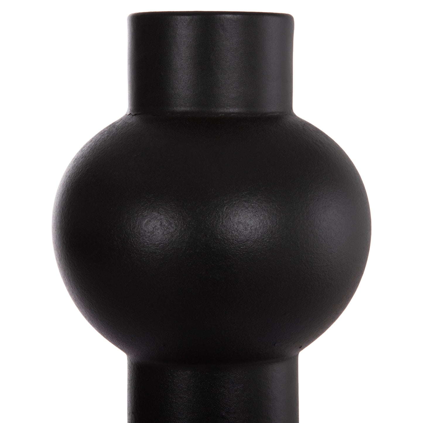 ΕΠΙΤΡΑΠΕΖΙΟ ΚΕΡΑΜΙΚΟ ΔΙΑΚΟΣΜΗΤΙΚΟ SCEPTER HM4604.02 ΜΑΥΡΟ ΜΑΤ Φ17x39Υεκ