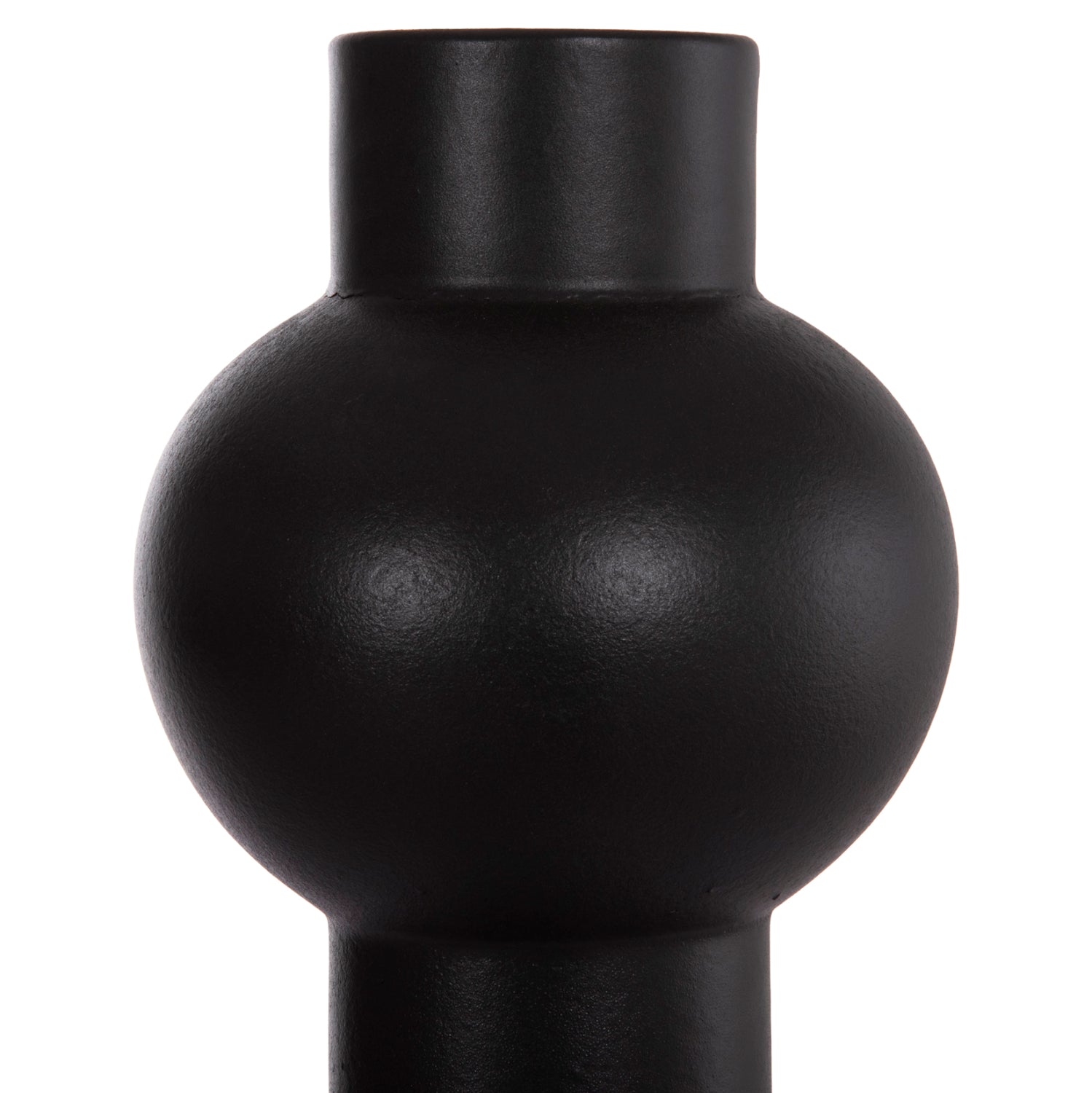 ΕΠΙΤΡΑΠΕΖΙΟ ΚΕΡΑΜΙΚΟ ΔΙΑΚΟΣΜΗΤΙΚΟ SCEPTER HM4604.02 ΜΑΥΡΟ ΜΑΤ Φ17x39Υεκ