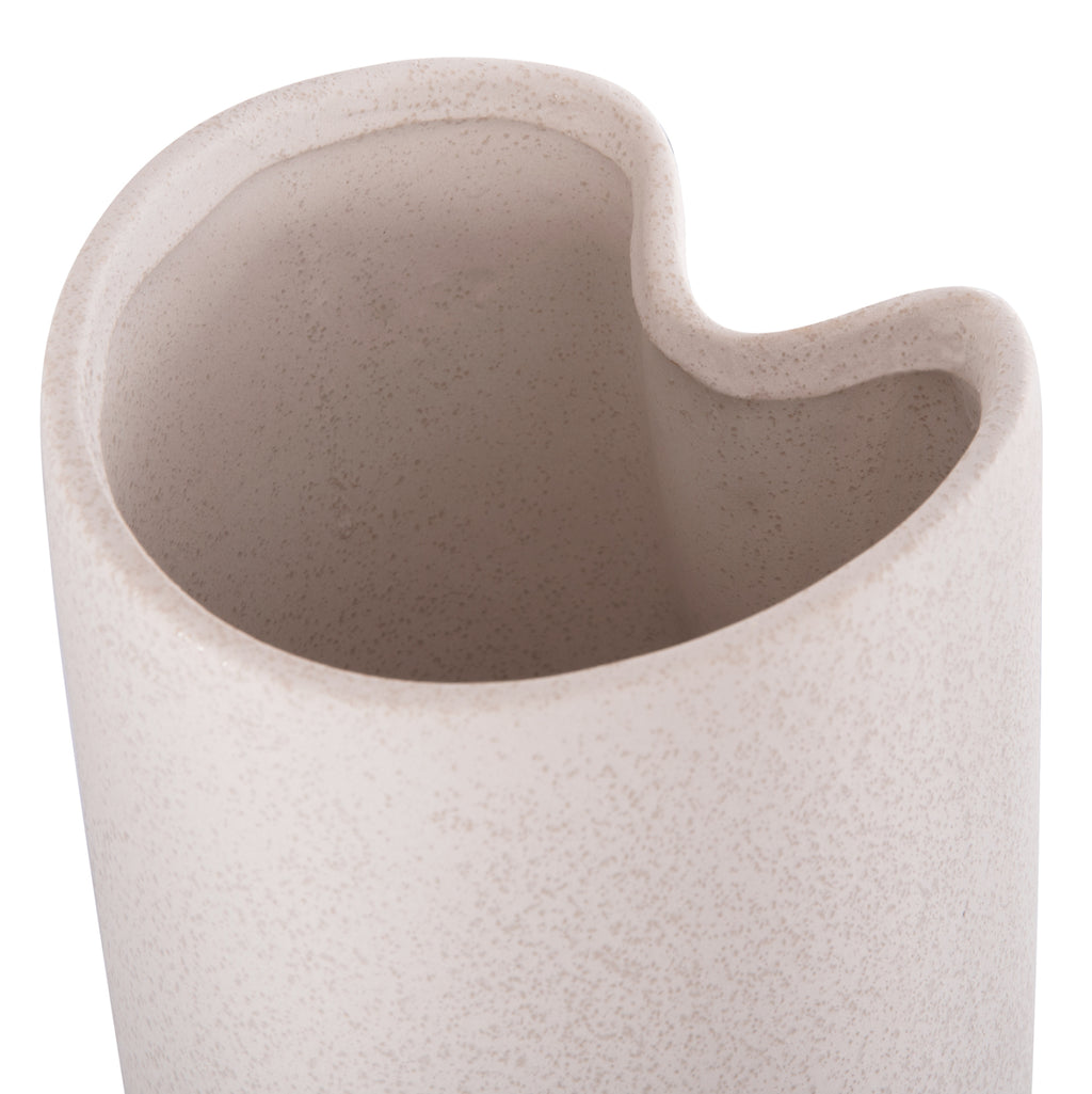 ΕΠΙΤΡΑΠΕΖΙΟ ΚΕΡΑΜΙΚΟ ΔΙΑΚΟΣΜΗΤΙΚΟ GLAZE HM4607.01 ΥΠΟΛΕΥΚΟ ΚΡΥΣΤΑΛΛΙΚΟ 15x15x30Υεκ