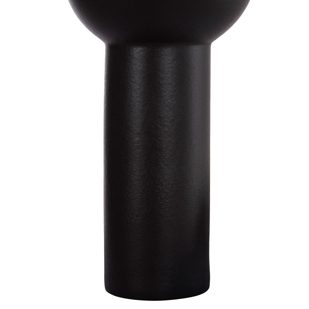 ΕΠΙΤΡΑΠΕΖΙΟ ΚΕΡΑΜΙΚΟ ΔΙΑΚΟΣΜΗΤΙΚΟ SCEPTER HM4604.02 ΜΑΥΡΟ ΜΑΤ Φ17x39Υεκ