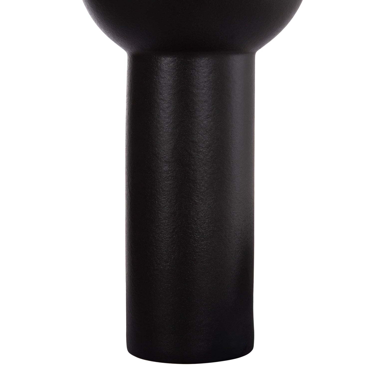 ΕΠΙΤΡΑΠΕΖΙΟ ΚΕΡΑΜΙΚΟ ΔΙΑΚΟΣΜΗΤΙΚΟ SCEPTER HM4604.02 ΜΑΥΡΟ ΜΑΤ Φ17x39Υεκ