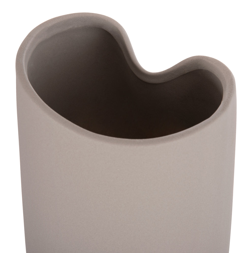 ΕΠΙΤΡΑΠΕΖΙΟ ΚΕΡΑΜΙΚΟ ΔΙΑΚΟΣΜΗΤΙΚΟ GLAZE HM4607.03 ΓΚΡΙ ΜΑΤ 15x15x30Υεκ