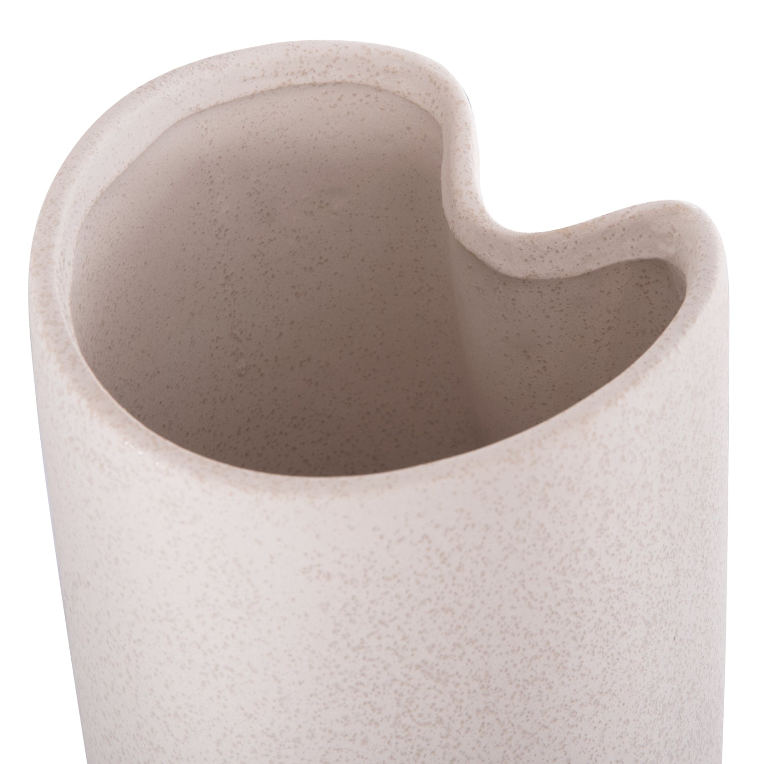 ΕΠΙΤΡΑΠΕΖΙΟ ΚΕΡΑΜΙΚΟ ΔΙΑΚΟΣΜΗΤΙΚΟ GLAZE HM4606.01 ΚΡΥΣΤΑΛΛΙΚΟ ΥΠΟΛΕΥΚΟ 17x16,5x37Υεκ