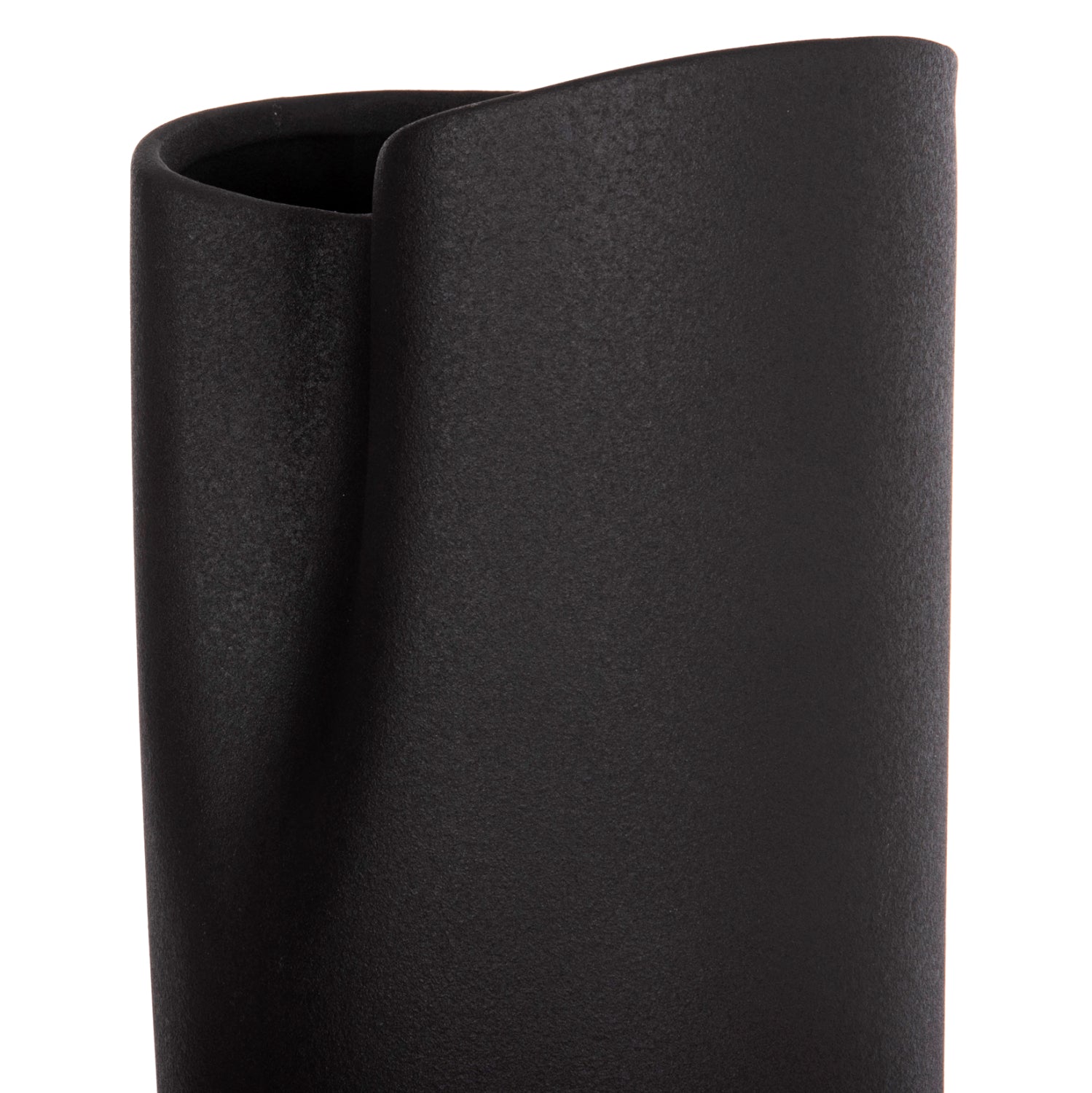 ΕΠΙΤΡΑΠΕΖΙΟ ΚΕΡΑΜΙΚΟ ΔΙΑΚΟΣΜΗΤΙΚΟ GLAZE HM4607.02 ΜΑΥΡΟ ΜΑΤ 15x15x30Υεκ