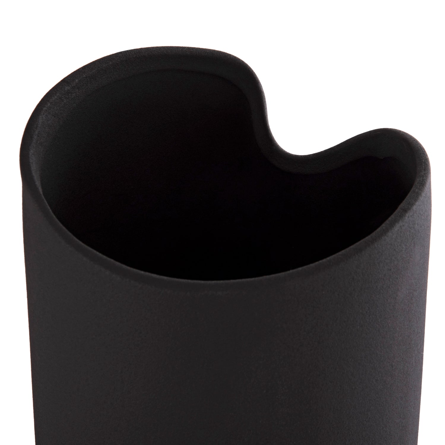 ΕΠΙΤΡΑΠΕΖΙΟ ΚΕΡΑΜΙΚΟ ΔΙΑΚΟΣΜΗΤΙΚΟ GLAZE HM4606.02 ΜΑΥΡΟ ΜΑΤ 17x16,5x37Υεκ
