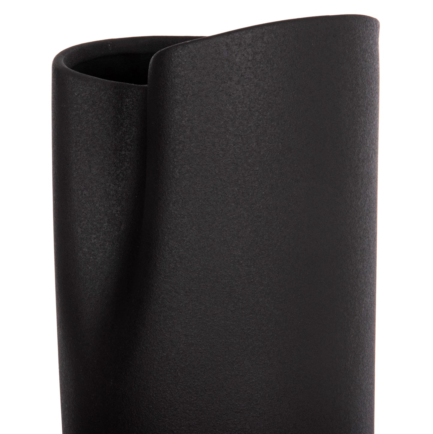 ΕΠΙΤΡΑΠΕΖΙΟ ΚΕΡΑΜΙΚΟ ΔΙΑΚΟΣΜΗΤΙΚΟ GLAZE HM4606.02 ΜΑΥΡΟ ΜΑΤ 17x16,5x37Υεκ