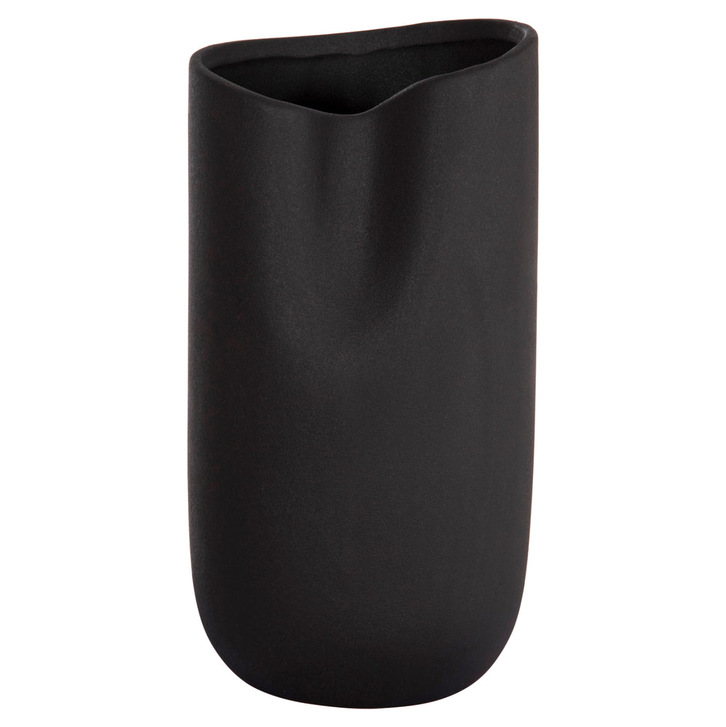 ΕΠΙΤΡΑΠΕΖΙΟ ΚΕΡΑΜΙΚΟ ΔΙΑΚΟΣΜΗΤΙΚΟ GLAZE HM4607.02 ΜΑΥΡΟ ΜΑΤ 15x15x30Υεκ