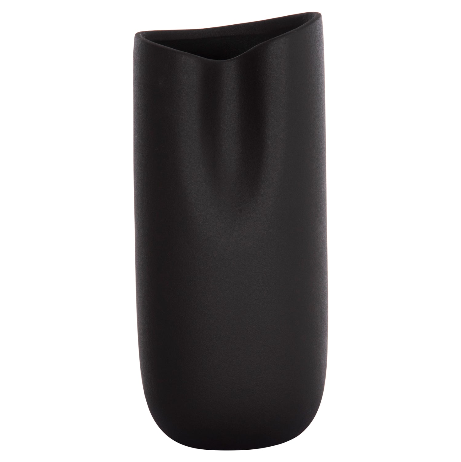 ΕΠΙΤΡΑΠΕΖΙΟ ΚΕΡΑΜΙΚΟ ΔΙΑΚΟΣΜΗΤΙΚΟ GLAZE HM4606.02 ΜΑΥΡΟ ΜΑΤ 17x16,5x37Υεκ