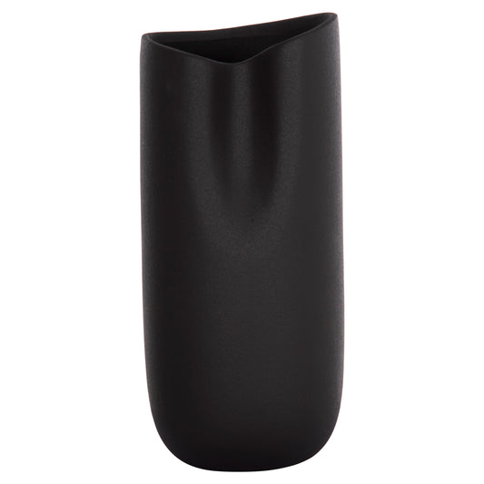 ΕΠΙΤΡΑΠΕΖΙΟ ΚΕΡΑΜΙΚΟ ΔΙΑΚΟΣΜΗΤΙΚΟ GLAZE HM4606.02 ΜΑΥΡΟ ΜΑΤ 17x16,5x37Υεκ