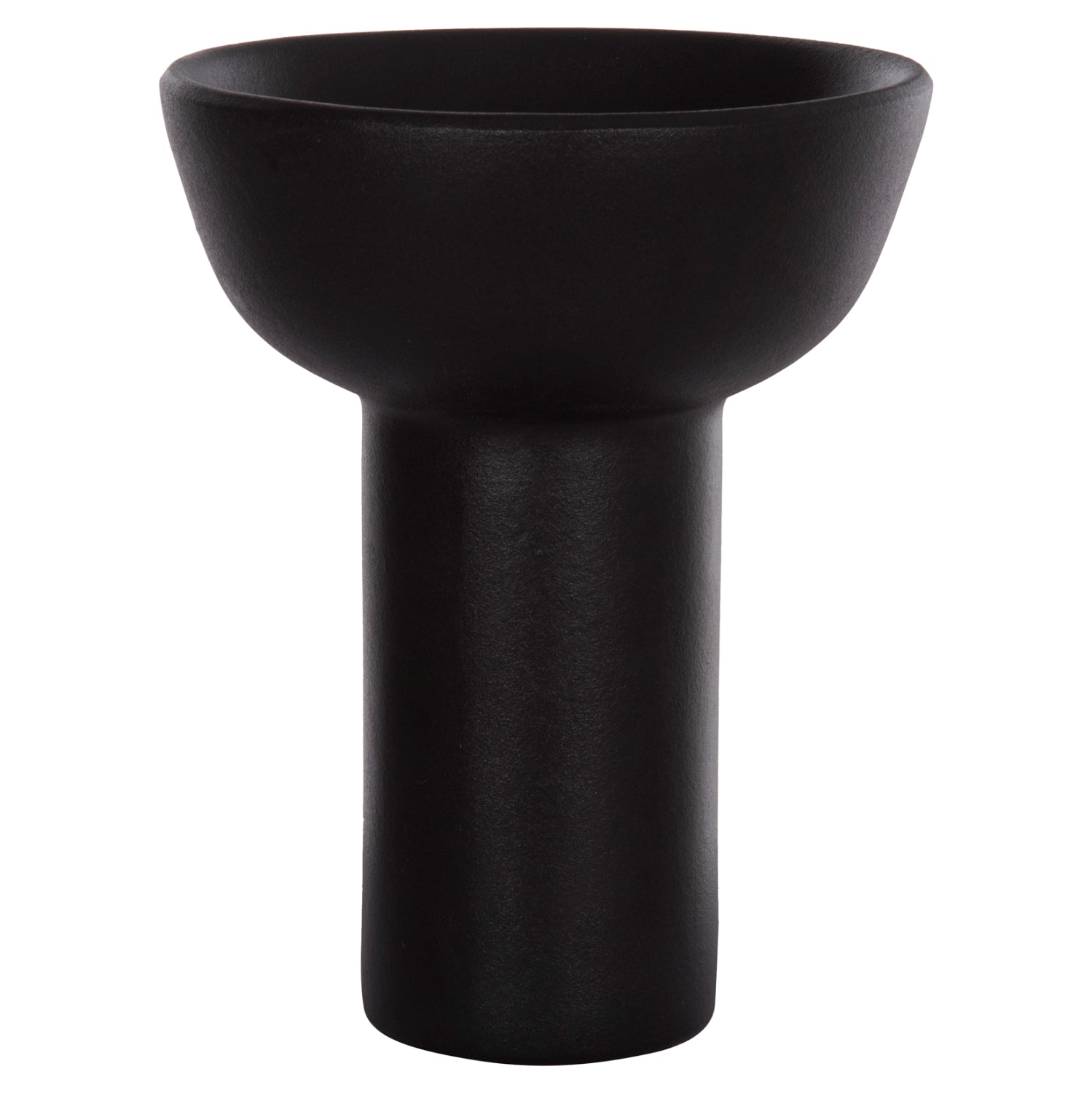 ΕΠΙΤΡΑΠΕΖΙΟ ΚΕΡΑΜΙΚΟ ΔΙΑΚΟΣΜΗΤΙΚΟ ELENDIL HM4603.02 ΜΑΥΡΟ ΜΑΤ Φ20x26.5Υεκ