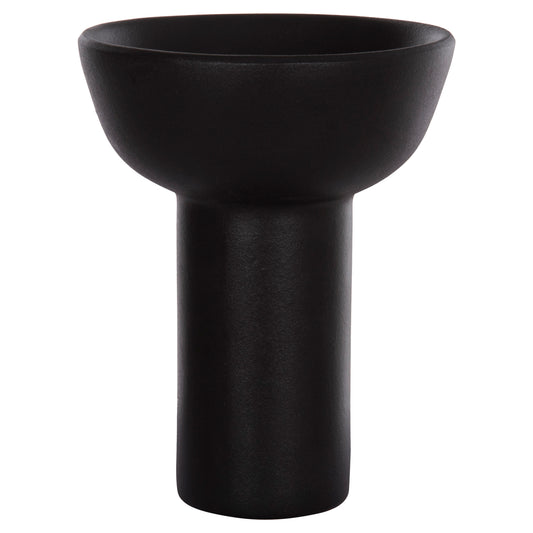 ΕΠΙΤΡΑΠΕΖΙΟ ΚΕΡΑΜΙΚΟ ΔΙΑΚΟΣΜΗΤΙΚΟ ELENDIL HM4603.02 ΜΑΥΡΟ ΜΑΤ Φ20x26.5Υεκ