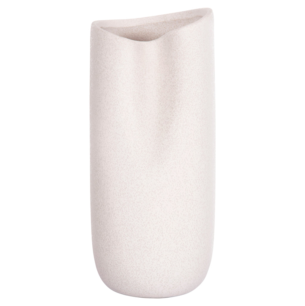ΕΠΙΤΡΑΠΕΖΙΟ ΚΕΡΑΜΙΚΟ ΔΙΑΚΟΣΜΗΤΙΚΟ GLAZE HM4606.01 ΚΡΥΣΤΑΛΛΙΚΟ ΥΠΟΛΕΥΚΟ 17x16,5x37Υεκ