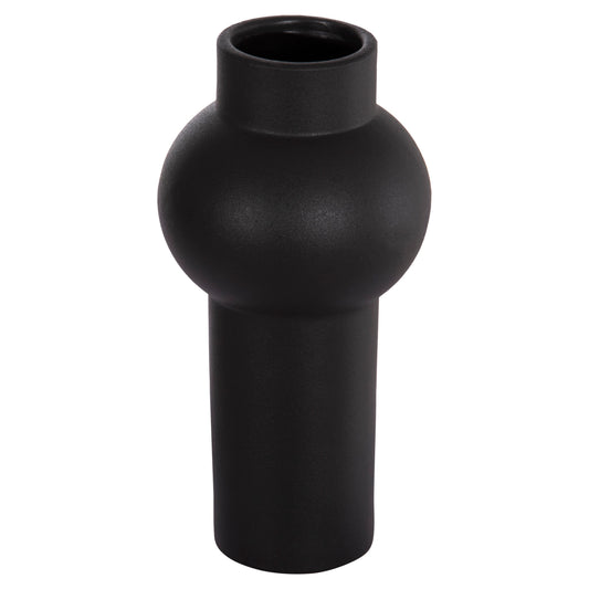 ΕΠΙΤΡΑΠΕΖΙΟ ΚΕΡΑΜΙΚΟ ΔΙΑΚΟΣΜΗΤΙΚΟ SCEPTER HM4605.02 ΜΑΥΡΟ ΜΑΤ Φ15x30Υ εκ.
