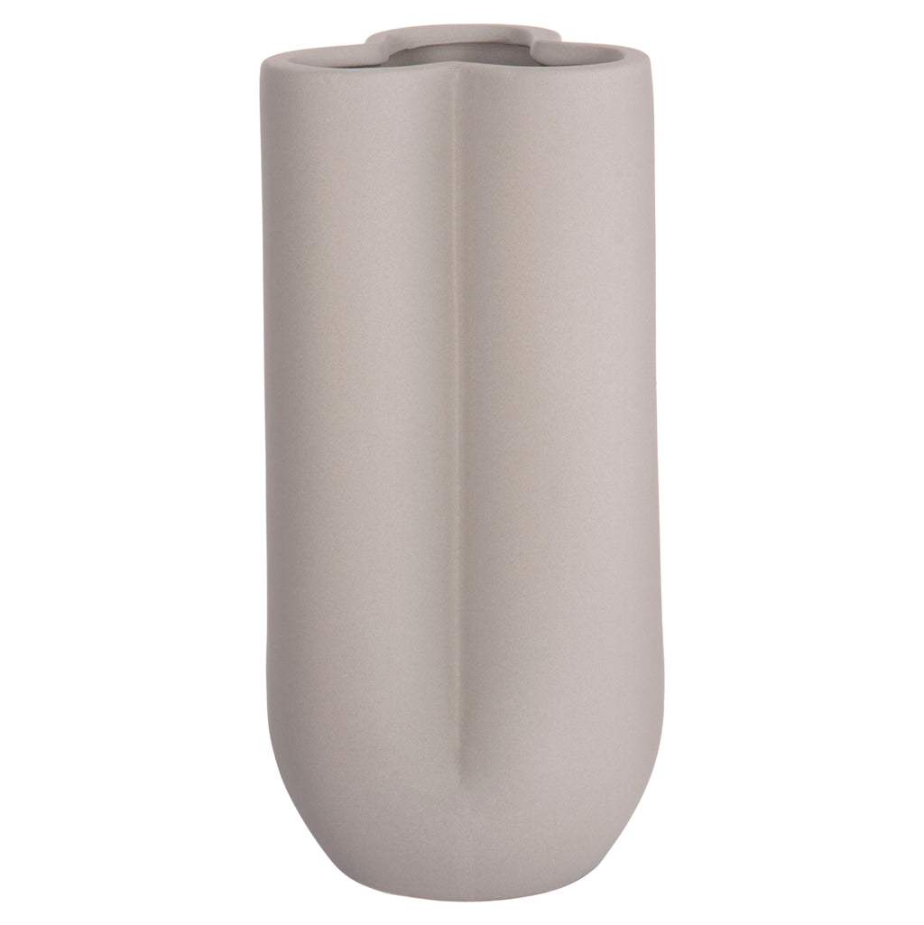 ΕΠΙΤΡΑΠΕΖΙΟ ΚΕΡΑΜΙΚΟ ΔΙΑΚΟΣΜΗΤΙΚΟ GLAZE HM4612.03 ΓΚΡΙ ΜΑΤ Φ14x29Υεκ