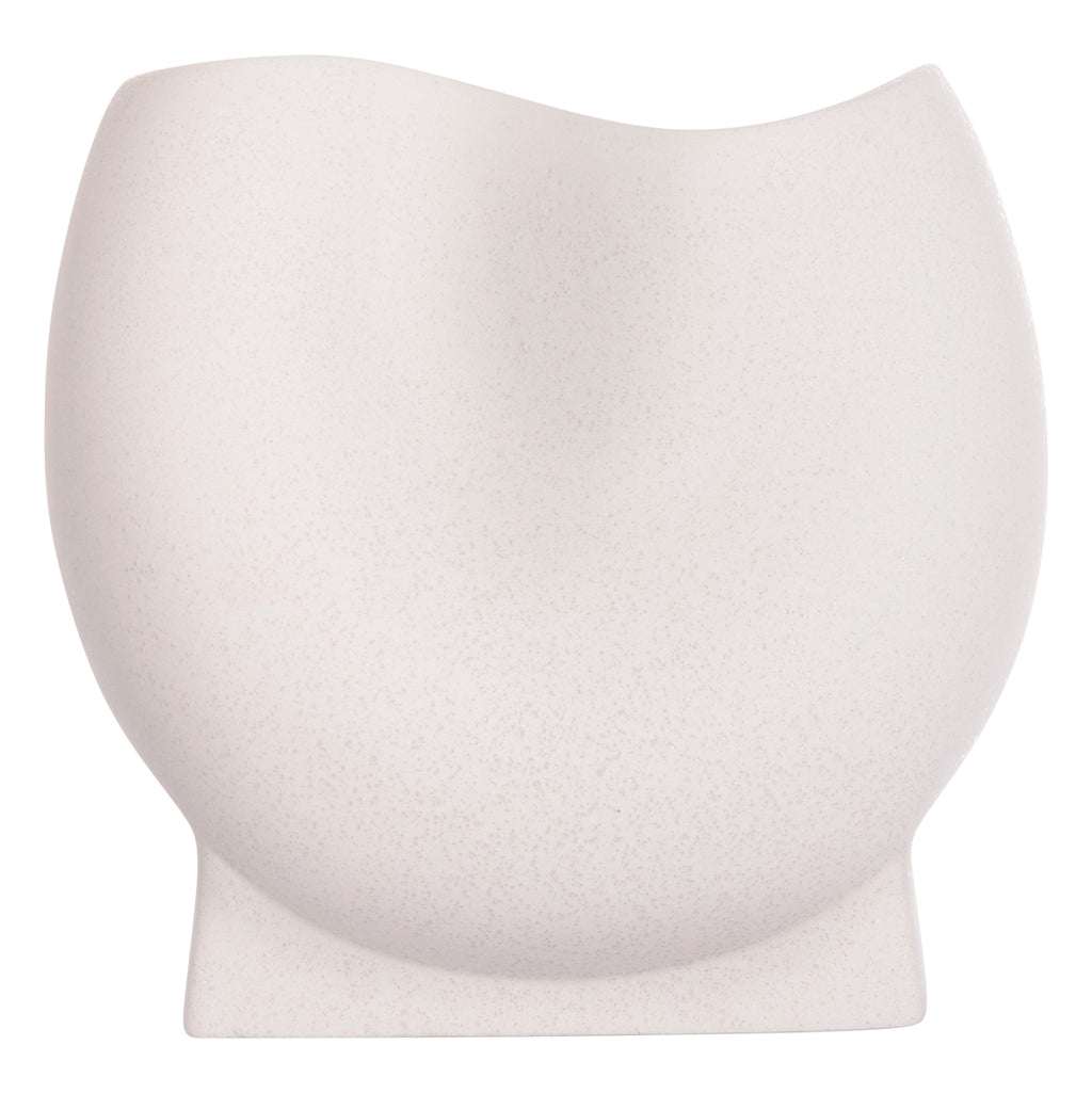 ΕΠΙΤΡΑΠΕΖΙΟ ΚΕΡΑΜΙΚΟ ΔΙΑΚΟΣΜΗΤΙΚΟ GLAZE HM4610.01 ΥΠΟΛΕΥΚΟ ΚΡΥΣΤΑΛΛΙΚΟ 26x14x25Υεκ
