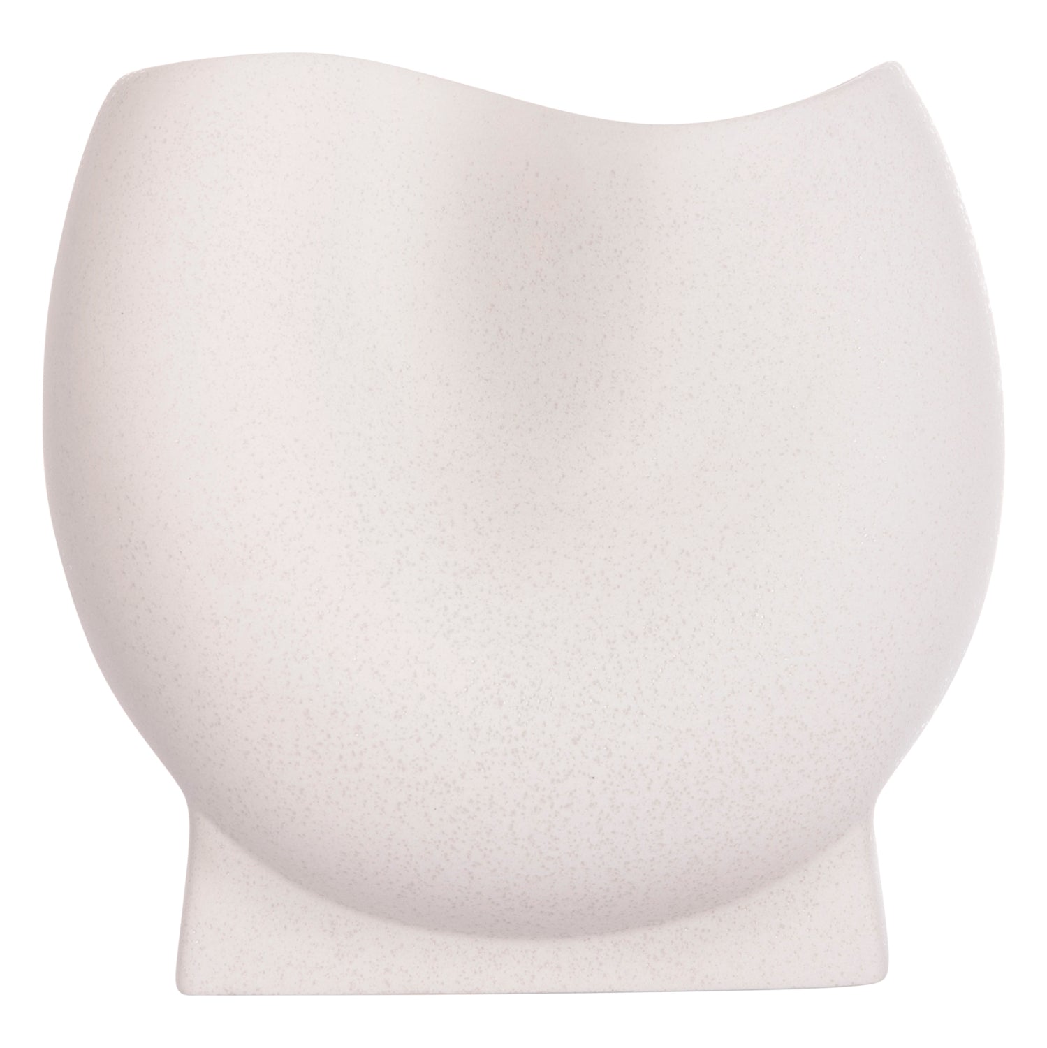 ΕΠΙΤΡΑΠΕΖΙΟ ΚΕΡΑΜΙΚΟ ΔΙΑΚΟΣΜΗΤΙΚΟ GLAZE HM4610.01 ΥΠΟΛΕΥΚΟ ΚΡΥΣΤΑΛΛΙΚΟ 26x14x25Υεκ