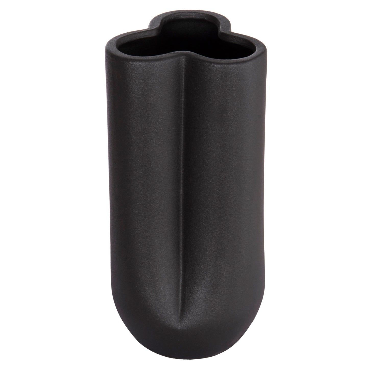 ΕΠΙΤΡΑΠΕΖΙΟ ΚΕΡΑΜΙΚΟ ΔΙΑΚΟΣΜΗΤΙΚΟ GLAZE HM4612.02 ΜΑΥΡΟ ΜΑΤ Φ14x29Υεκ
