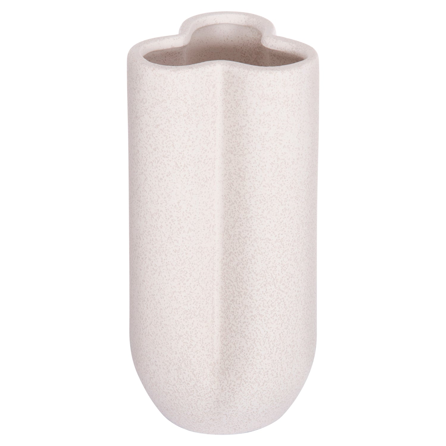 ΕΠΙΤΡΑΠΕΖΙΟ ΚΕΡΑΜΙΚΟ ΔΙΑΚΟΣΜΗΤΙΚΟ GLAZE HM4612.01 ΚΡΥΣΤΑΛΛΙΚΟ ΥΠΟΛΕΥΚΟ Φ14x29Υεκ