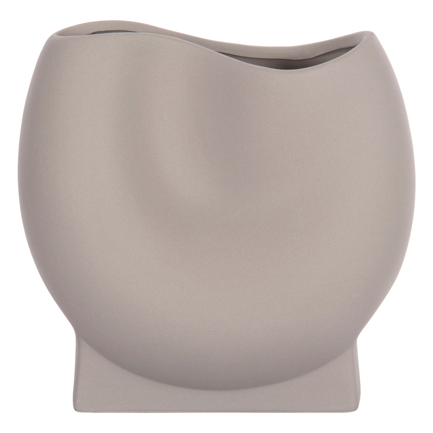 ΕΠΙΤΡΑΠΕΖΙΟ ΚΕΡΑΜΙΚΟ ΔΙΑΚΟΣΜΗΤΙΚΟ GLAZE HM4610.03 ΓΚΡΙ ΜΑΤ 26x14x25Υεκ