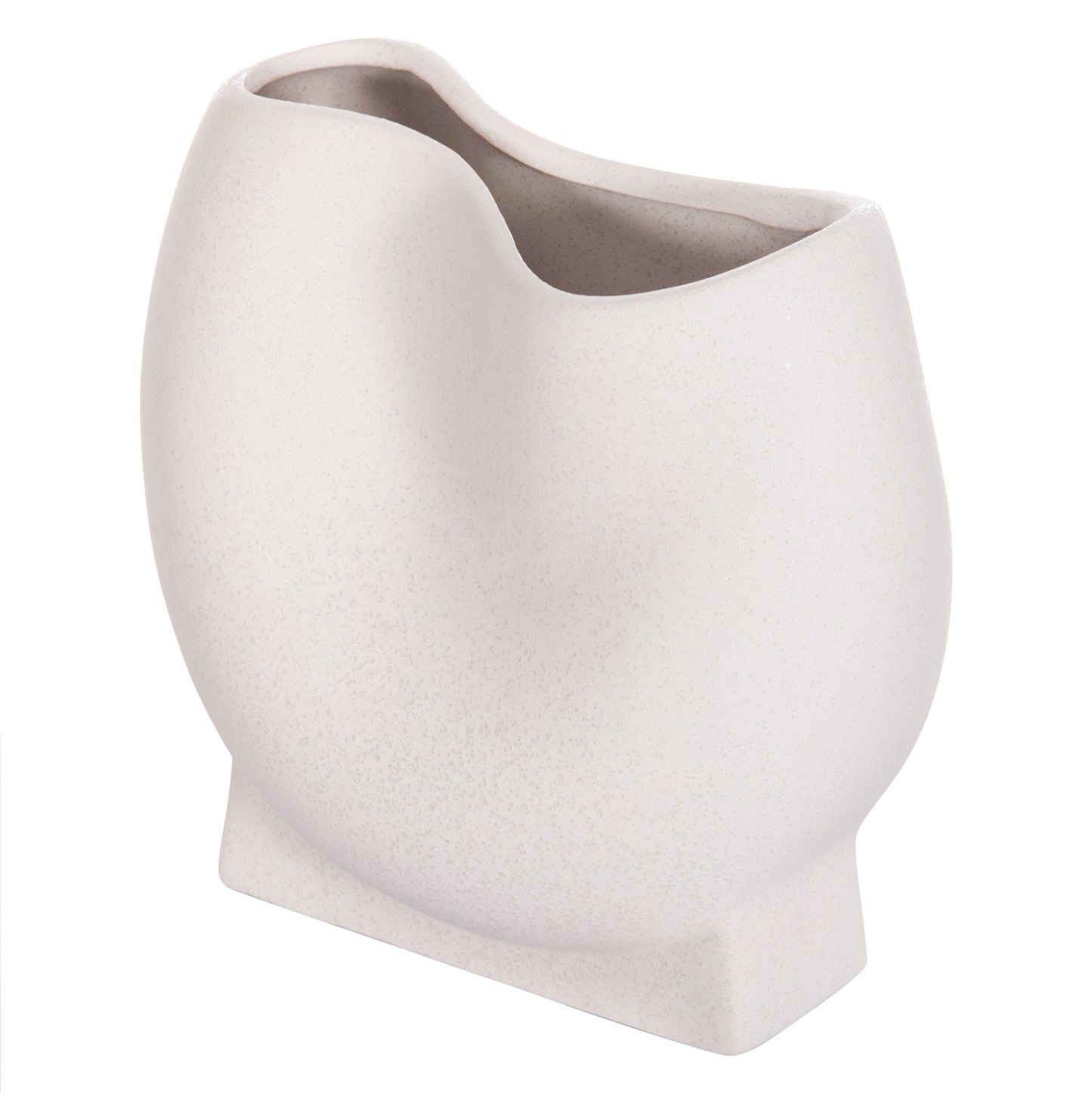 ΕΠΙΤΡΑΠΕΖΙΟ ΚΕΡΑΜΙΚΟ ΔΙΑΚΟΣΜΗΤΙΚΟ GLAZE HM4610.01 ΥΠΟΛΕΥΚΟ ΚΡΥΣΤΑΛΛΙΚΟ 26x14x25Υεκ