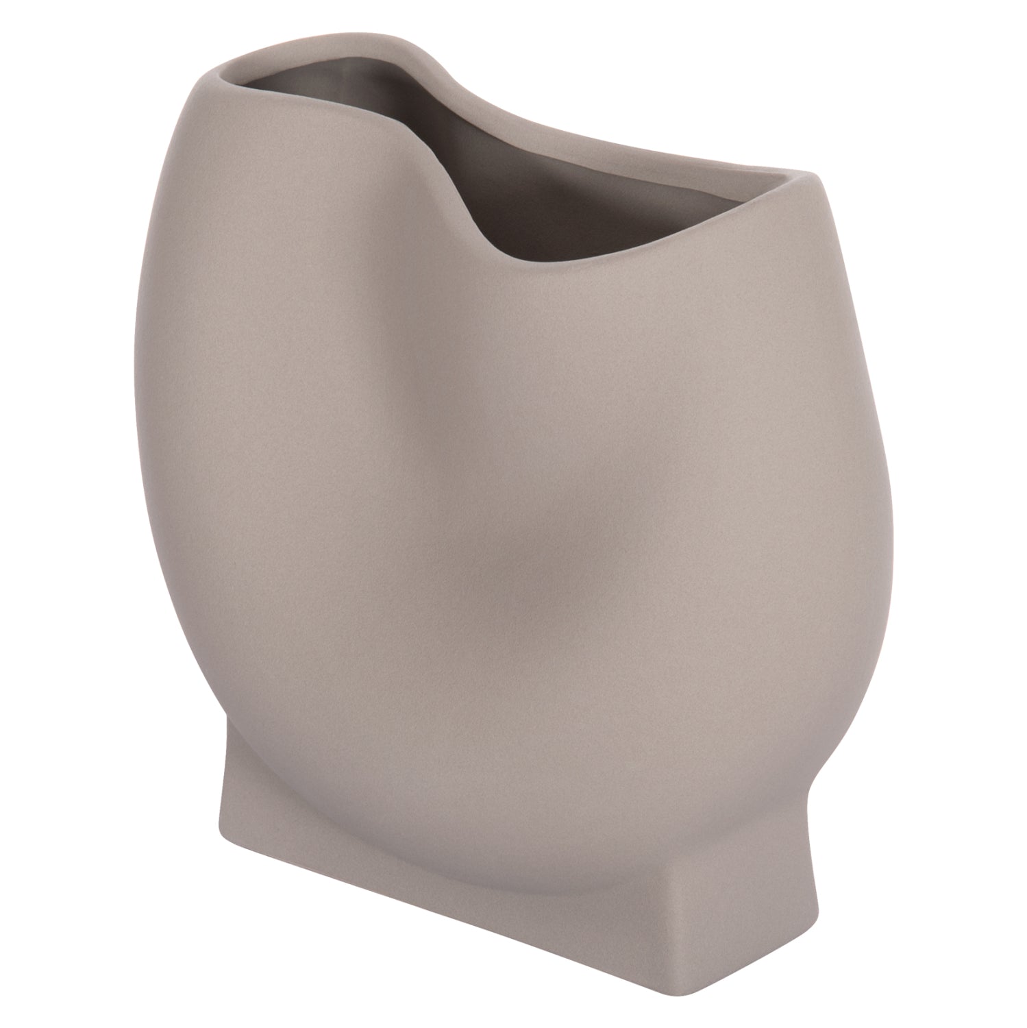 ΕΠΙΤΡΑΠΕΖΙΟ ΚΕΡΑΜΙΚΟ ΔΙΑΚΟΣΜΗΤΙΚΟ GLAZE HM4610.03 ΓΚΡΙ ΜΑΤ 26x14x25Υεκ