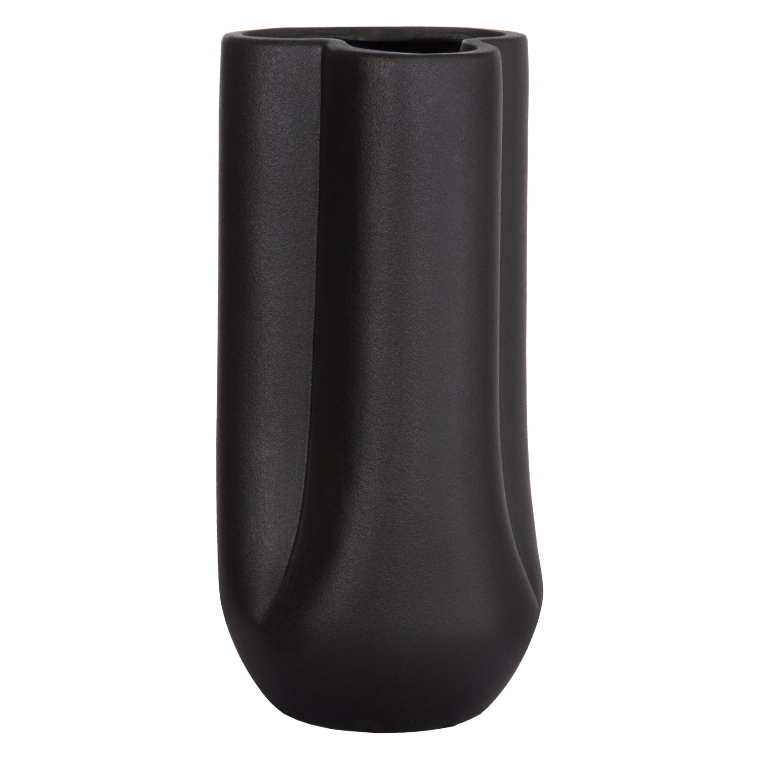 ΕΠΙΤΡΑΠΕΖΙΟ ΚΕΡΑΜΙΚΟ ΔΙΑΚΟΣΜΗΤΙΚΟ GLAZE HM4612.02 ΜΑΥΡΟ ΜΑΤ Φ14x29Υεκ