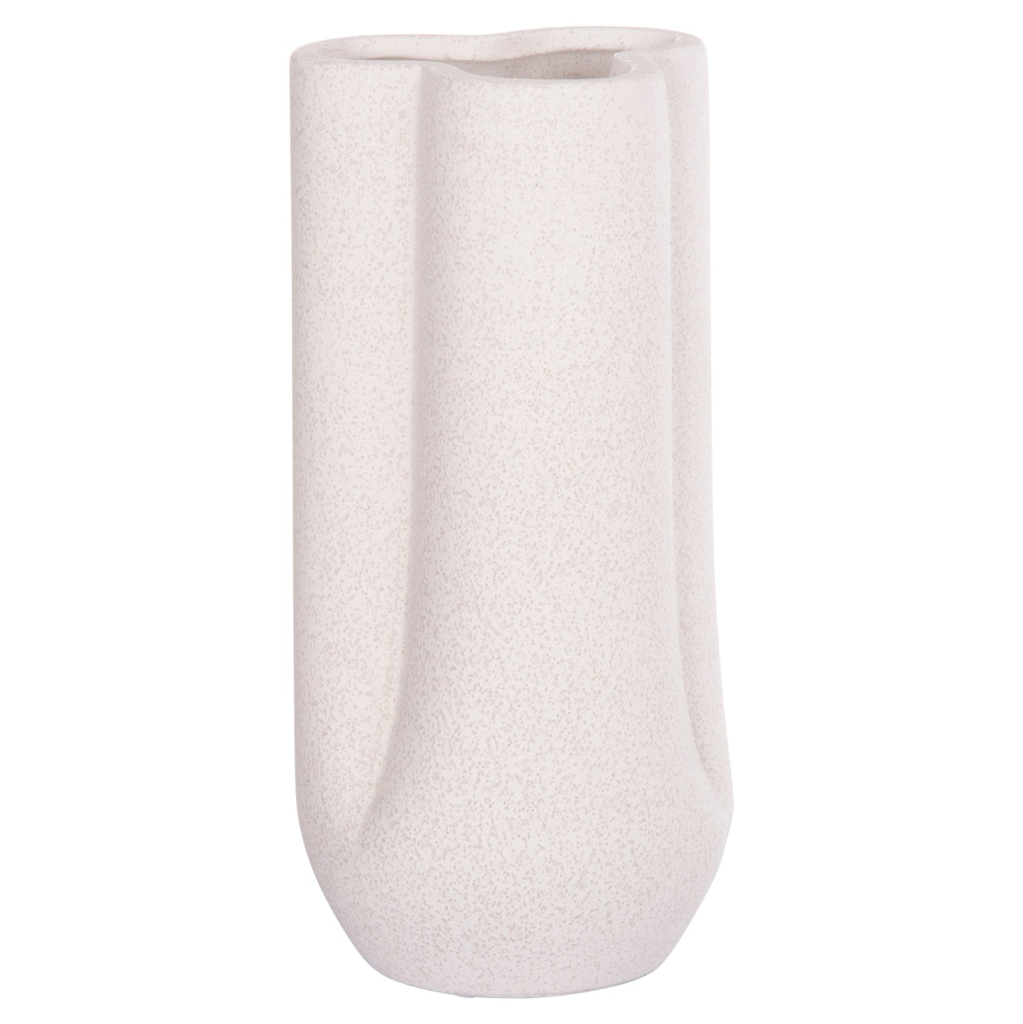 ΕΠΙΤΡΑΠΕΖΙΟ ΚΕΡΑΜΙΚΟ ΔΙΑΚΟΣΜΗΤΙΚΟ GLAZE HM4612.01 ΚΡΥΣΤΑΛΛΙΚΟ ΥΠΟΛΕΥΚΟ Φ14x29Υεκ