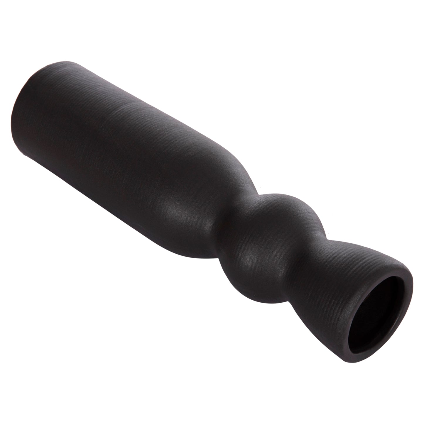 ΕΠΙΤΡΑΠΕΖΙΟ ΚΕΡΑΜΙΚΟ ΔΙΑΚΟΣΜΗΤΙΚΟ SCEPTER HM4614.02 ΜΑΥΡΟ ΜΑΤ Φ8x35Υ εκ.