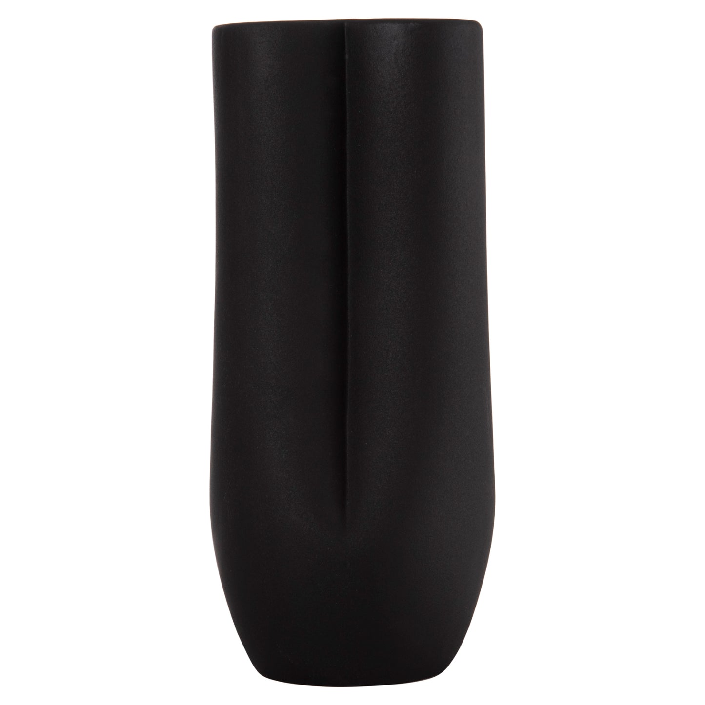 ΕΠΙΤΡΑΠΕΖΙΟ ΚΕΡΑΜΙΚΟ ΔΙΑΚΟΣΜΗΤΙΚΟ GLAZE HM4611.02 ΜΑΥΡΟ ΜΑΤ Φ14x34Υ εκ.