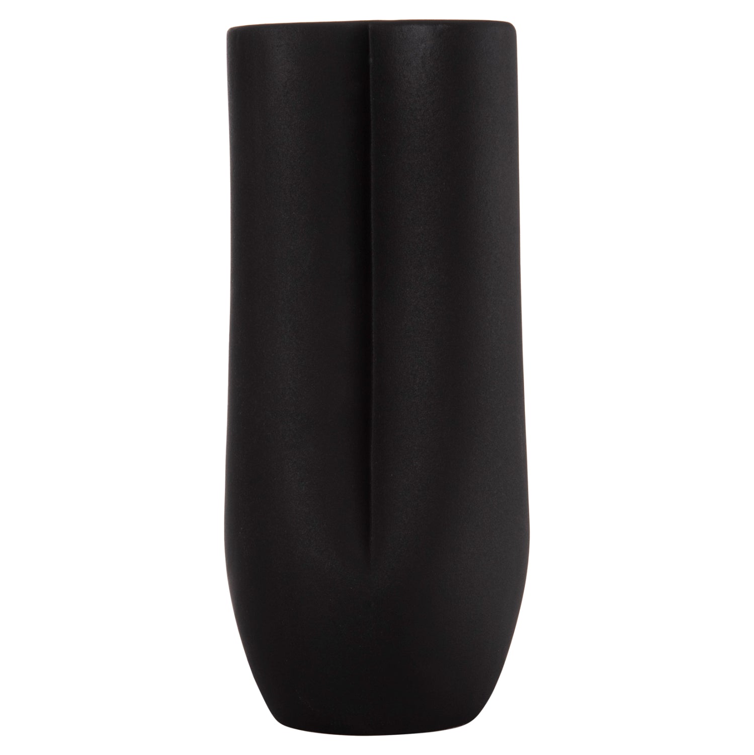 ΕΠΙΤΡΑΠΕΖΙΟ ΚΕΡΑΜΙΚΟ ΔΙΑΚΟΣΜΗΤΙΚΟ GLAZE HM4611.02 ΜΑΥΡΟ ΜΑΤ Φ14x34Υ εκ.