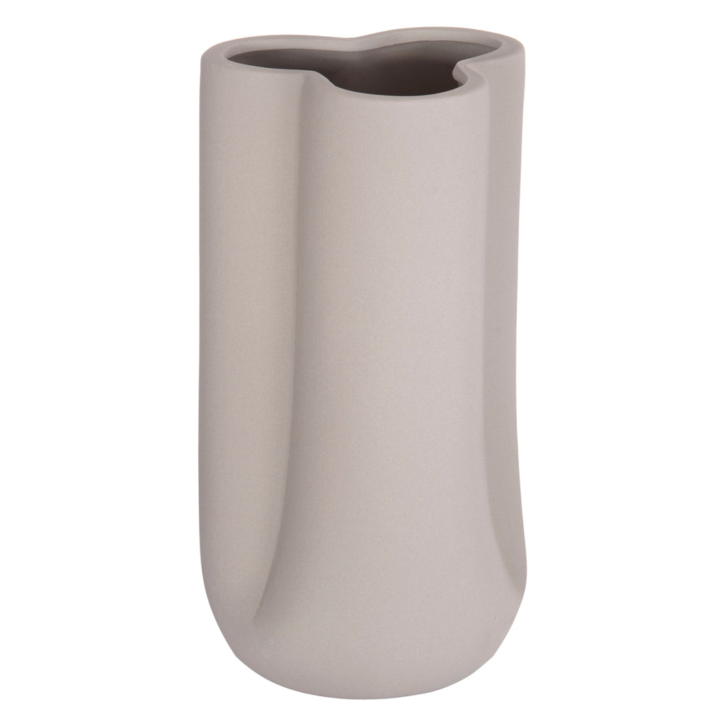ΕΠΙΤΡΑΠΕΖΙΟ ΚΕΡΑΜΙΚΟ ΔΙΑΚΟΣΜΗΤΙΚΟ GLAZE HM4612.03 ΓΚΡΙ ΜΑΤ Φ14x29Υεκ