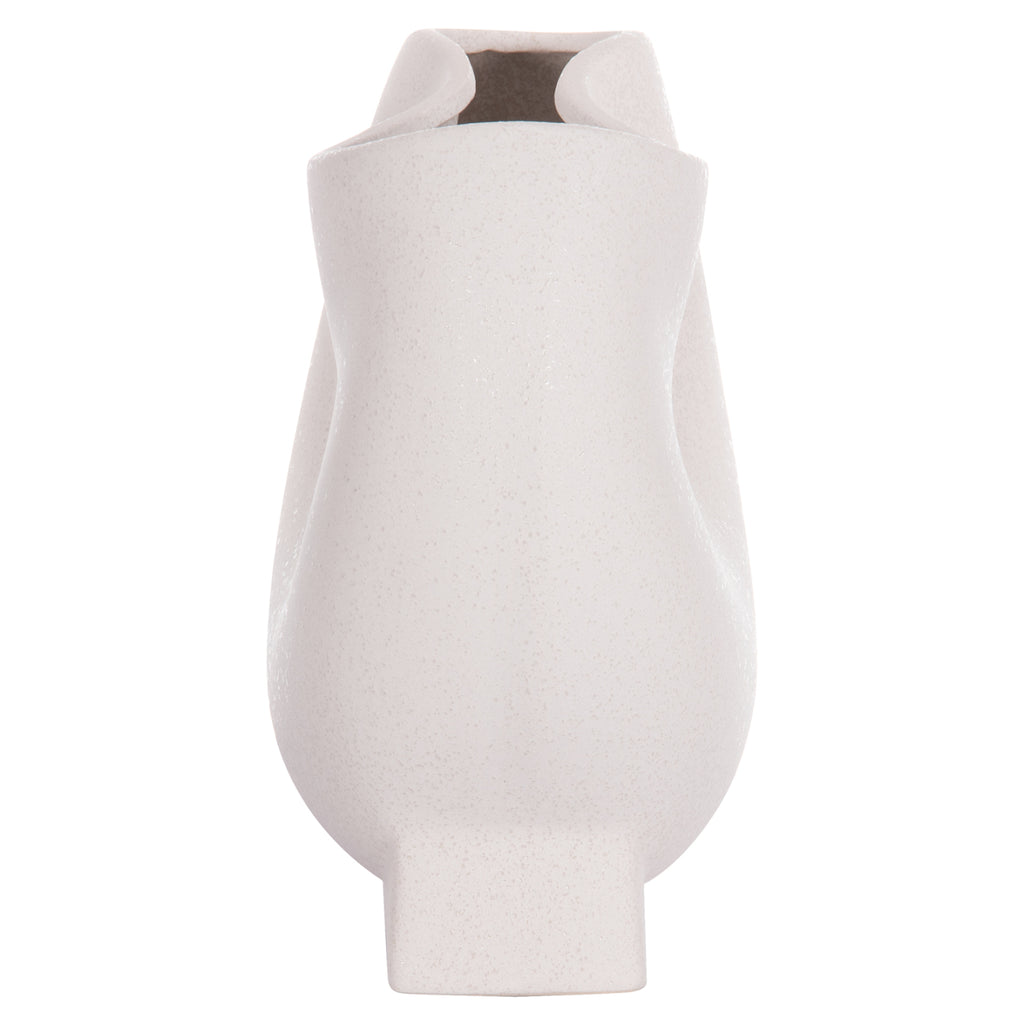 ΕΠΙΤΡΑΠΕΖΙΟ ΚΕΡΑΜΙΚΟ ΔΙΑΚΟΣΜΗΤΙΚΟ GLAZE HM4610.01 ΥΠΟΛΕΥΚΟ ΚΡΥΣΤΑΛΛΙΚΟ 26x14x25Υεκ