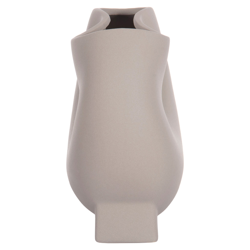 ΕΠΙΤΡΑΠΕΖΙΟ ΚΕΡΑΜΙΚΟ ΔΙΑΚΟΣΜΗΤΙΚΟ GLAZE HM4610.03 ΓΚΡΙ ΜΑΤ 26x14x25Υεκ