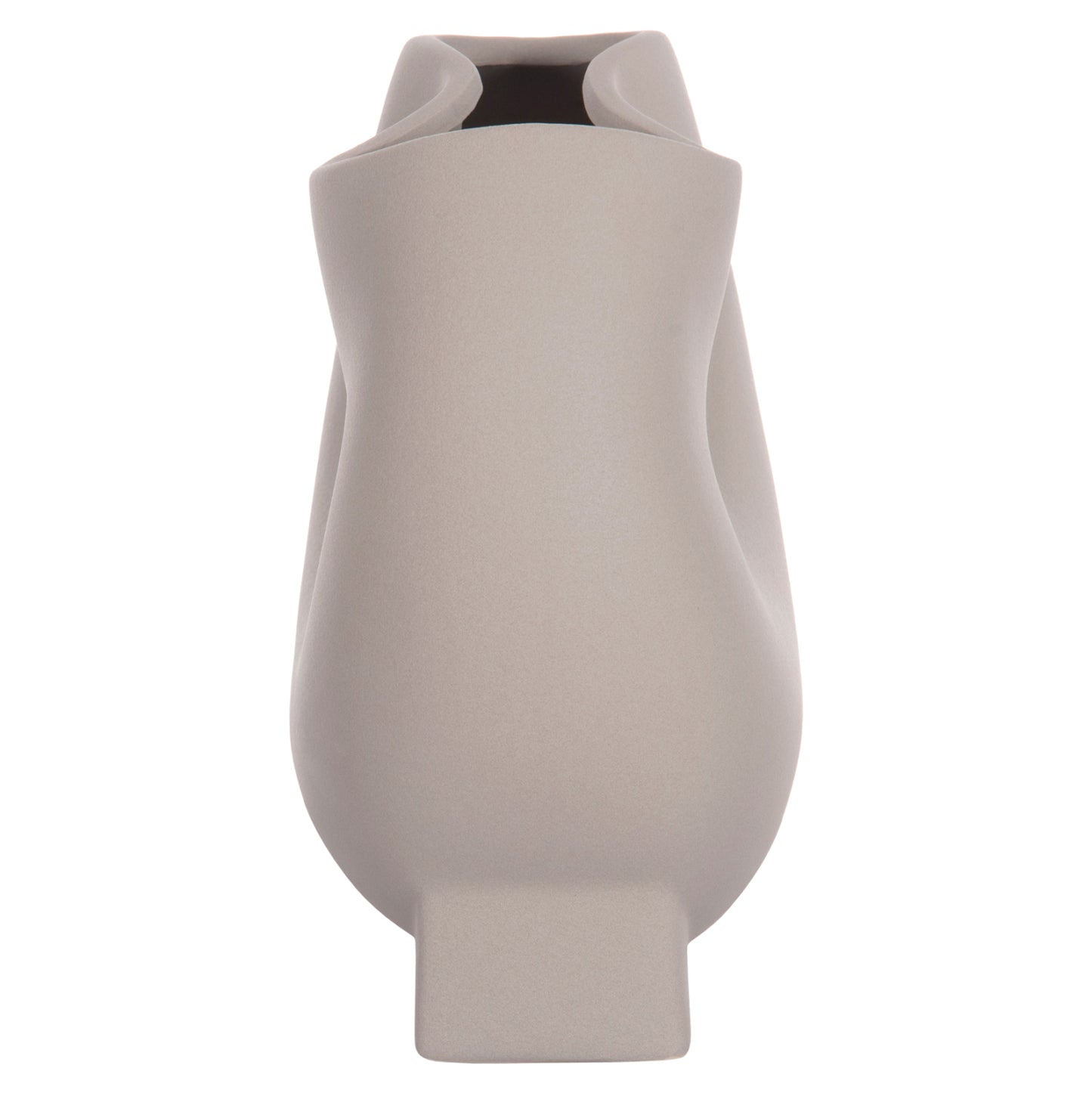 ΕΠΙΤΡΑΠΕΖΙΟ ΚΕΡΑΜΙΚΟ ΔΙΑΚΟΣΜΗΤΙΚΟ GLAZE HM4610.03 ΓΚΡΙ ΜΑΤ 26x14x25Υεκ
