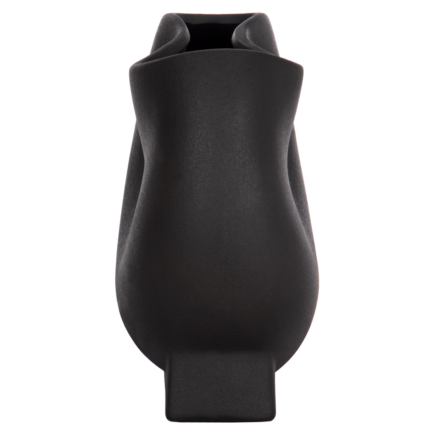 ΕΠΙΤΡΑΠΕΖΙΟ ΚΕΡΑΜΙΚΟ ΔΙΑΚΟΣΜΗΤΙΚΟ GLAZE HM4610.02 ΜΑΥΡΟ ΜΑΤ 26x14x25Υεκ