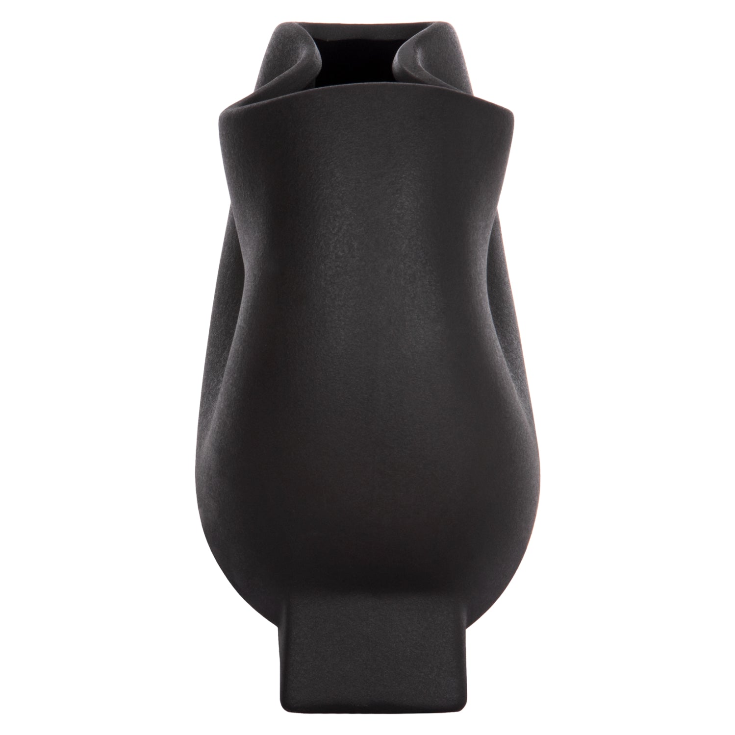 ΕΠΙΤΡΑΠΕΖΙΟ ΚΕΡΑΜΙΚΟ ΔΙΑΚΟΣΜΗΤΙΚΟ GLAZE HM4610.02 ΜΑΥΡΟ ΜΑΤ 26x14x25Υεκ