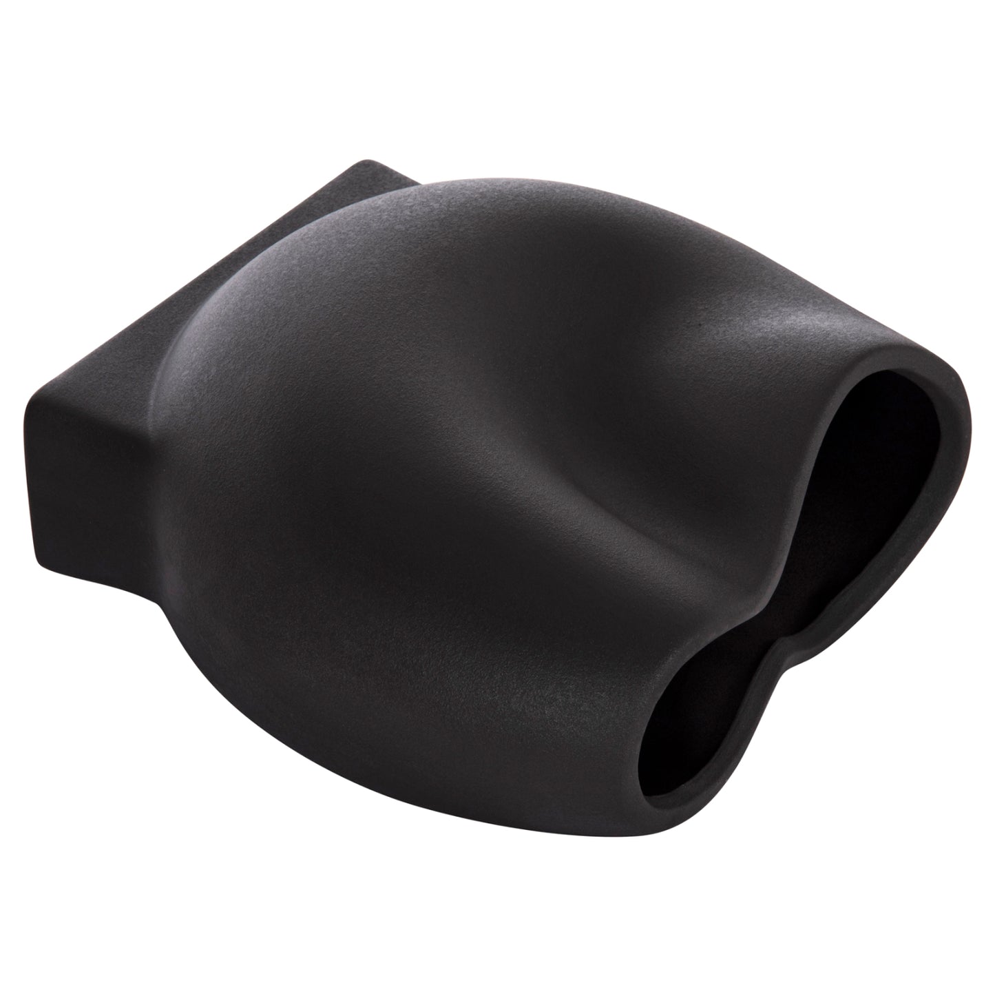 ΕΠΙΤΡΑΠΕΖΙΟ ΚΕΡΑΜΙΚΟ ΔΙΑΚΟΣΜΗΤΙΚΟ GLAZE HM4610.02 ΜΑΥΡΟ ΜΑΤ 26x14x25Υεκ