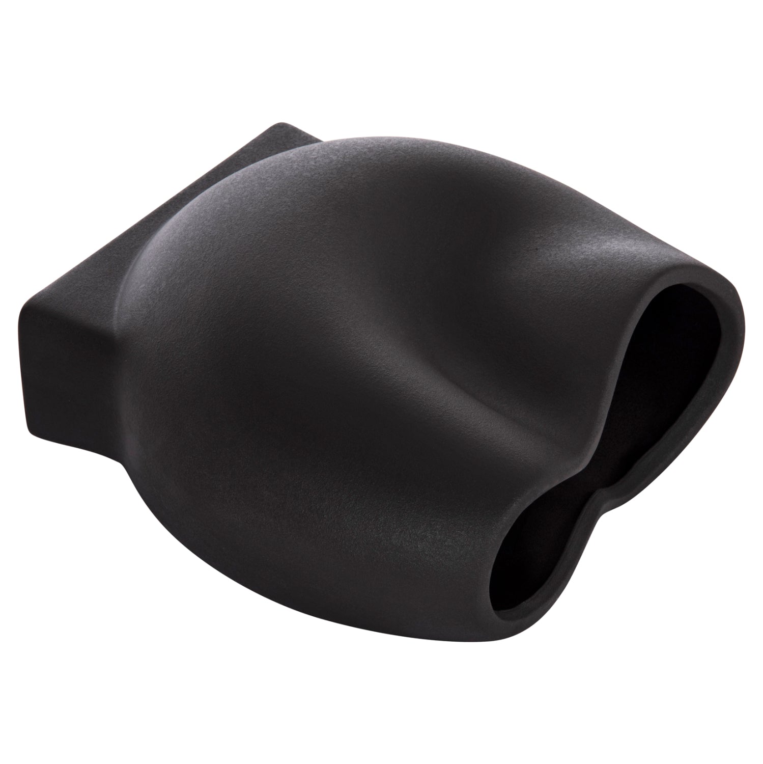 ΕΠΙΤΡΑΠΕΖΙΟ ΚΕΡΑΜΙΚΟ ΔΙΑΚΟΣΜΗΤΙΚΟ GLAZE HM4610.02 ΜΑΥΡΟ ΜΑΤ 26x14x25Υεκ