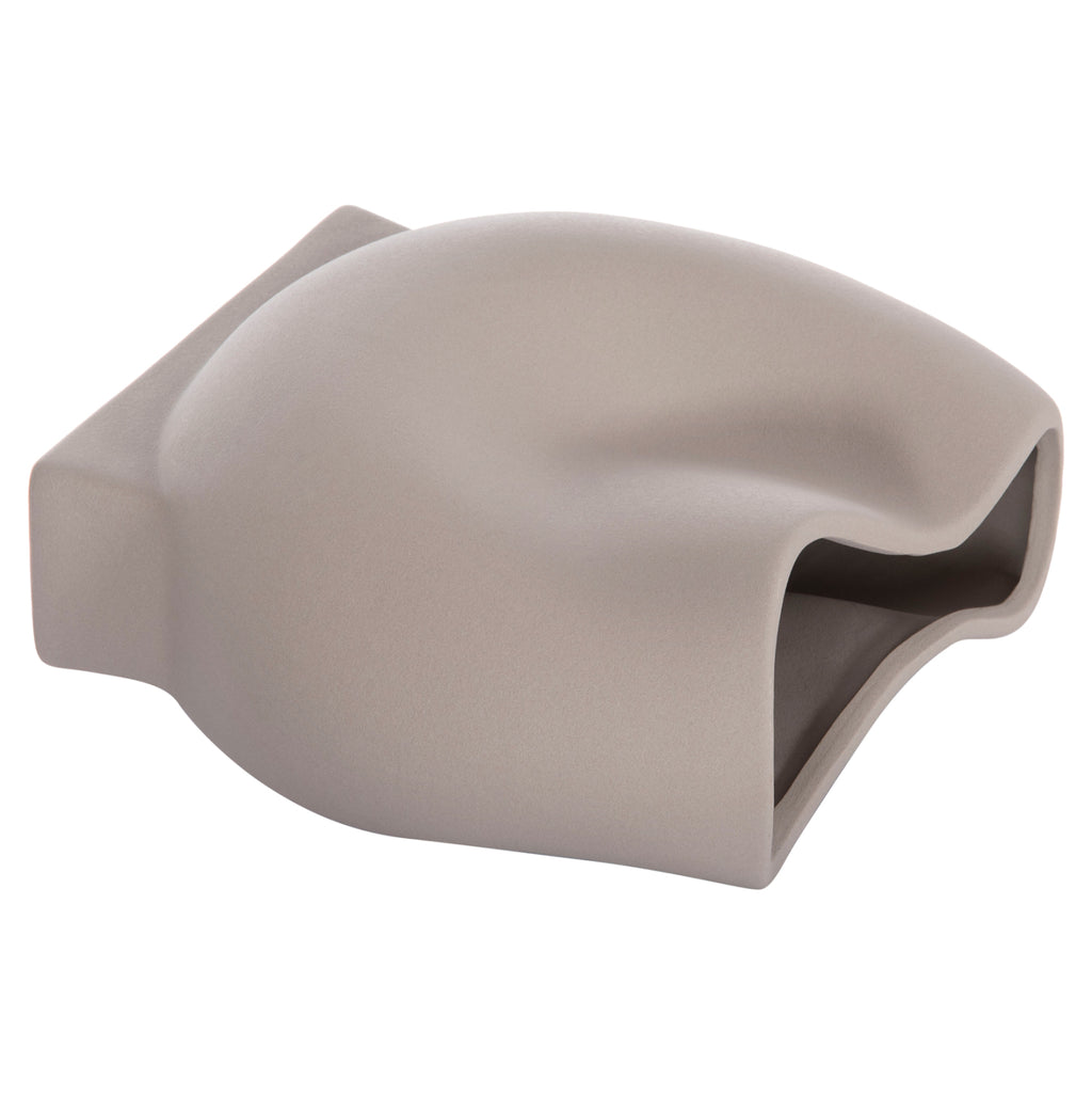 ΕΠΙΤΡΑΠΕΖΙΟ ΚΕΡΑΜΙΚΟ ΔΙΑΚΟΣΜΗΤΙΚΟ GLAZE HM4610.03 ΓΚΡΙ ΜΑΤ 26x14x25Υεκ