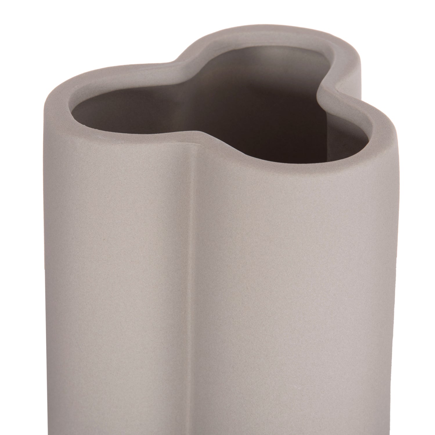 ΕΠΙΤΡΑΠΕΖΙΟ ΚΕΡΑΜΙΚΟ ΔΙΑΚΟΣΜΗΤΙΚΟ GLAZE HM4612.03 ΓΚΡΙ ΜΑΤ Φ14x29Υεκ