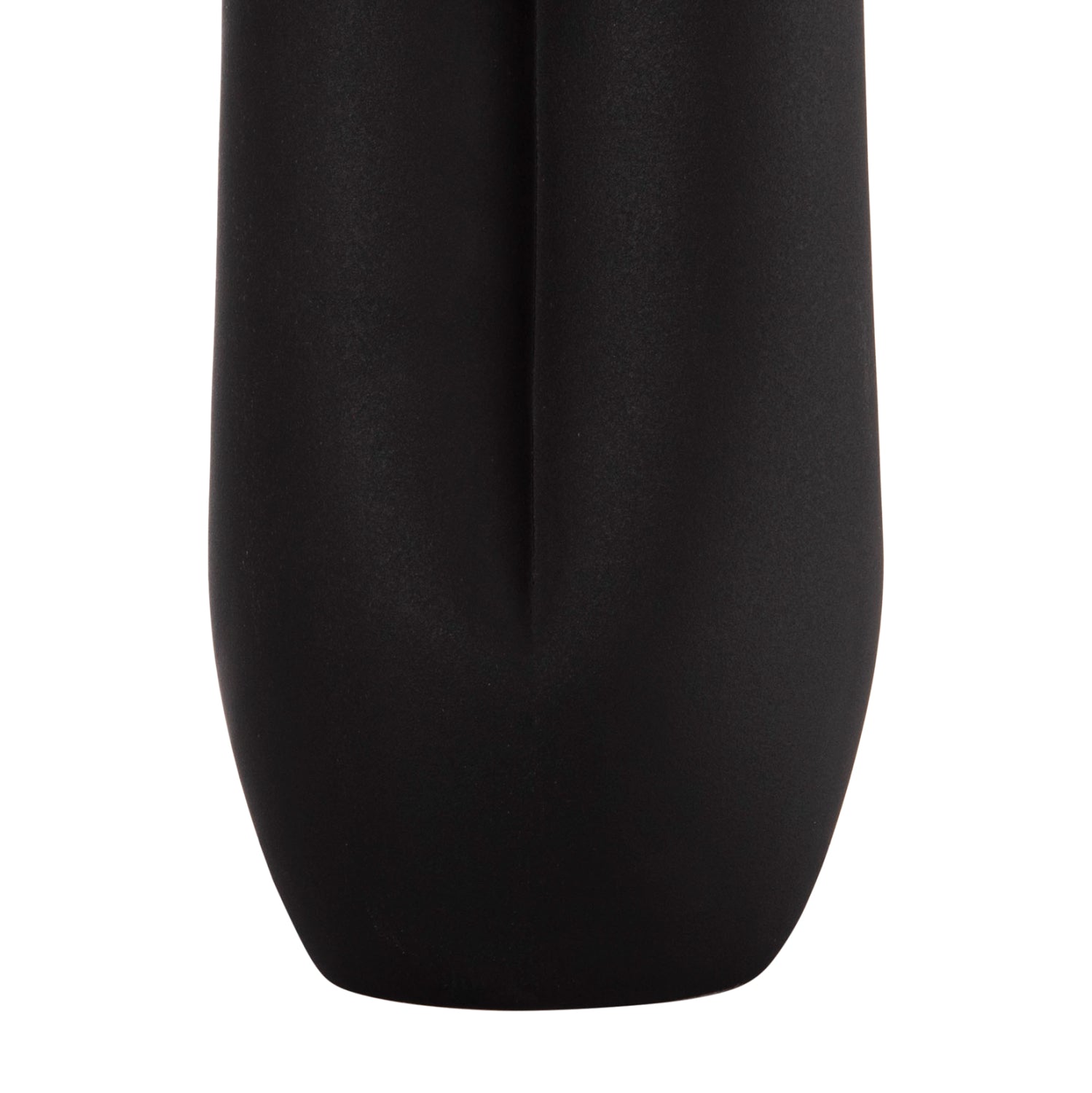 ΕΠΙΤΡΑΠΕΖΙΟ ΚΕΡΑΜΙΚΟ ΔΙΑΚΟΣΜΗΤΙΚΟ GLAZE HM4611.02 ΜΑΥΡΟ ΜΑΤ Φ14x34Υ εκ.
